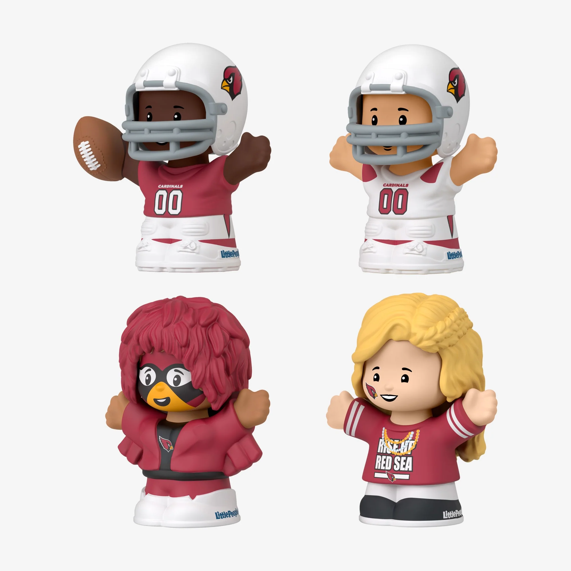 Mattel Creations Little People Collector x NFL Arizona Cardinals Set