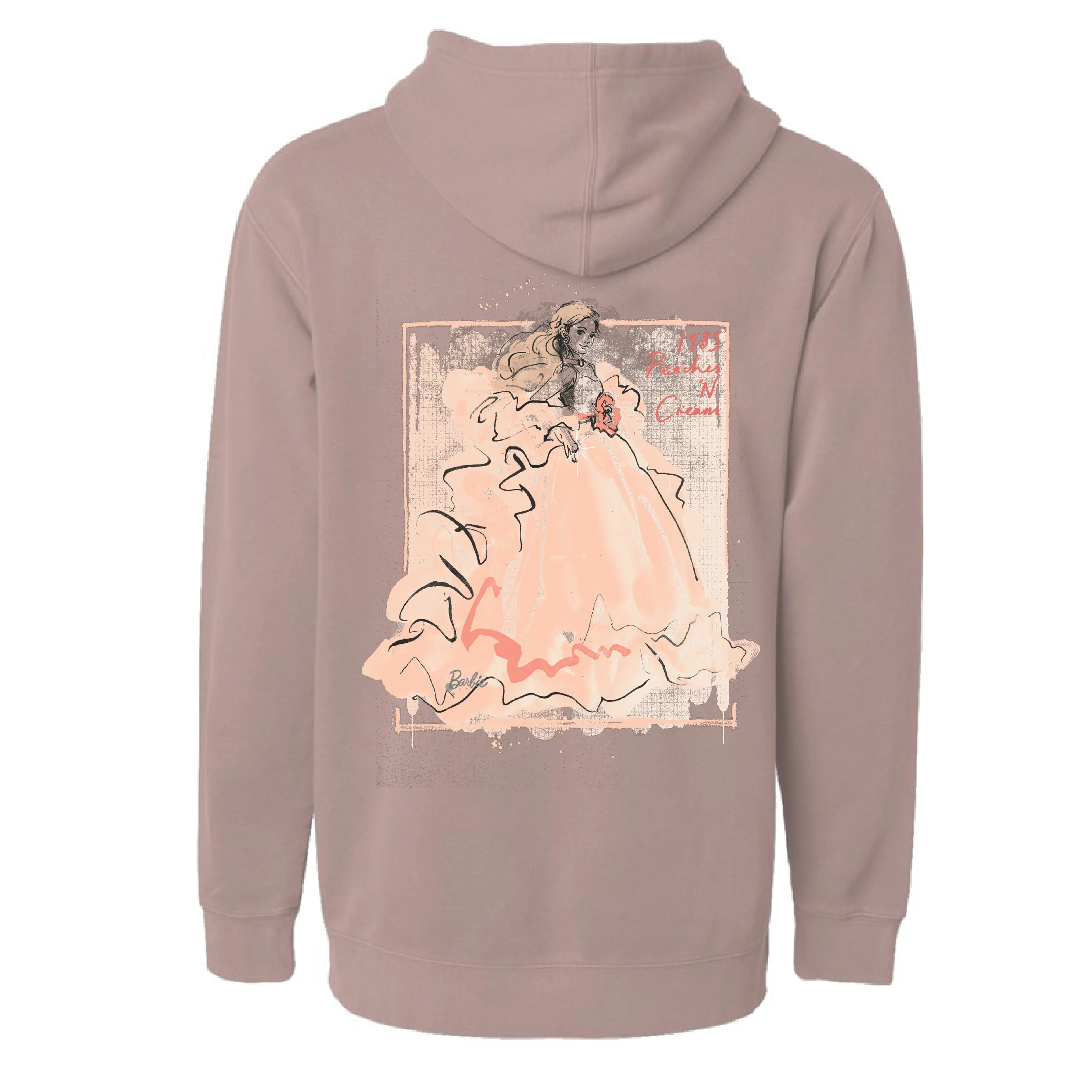 Mattel Creations Barbie Peaches 'n Cream Mauve Hoodie