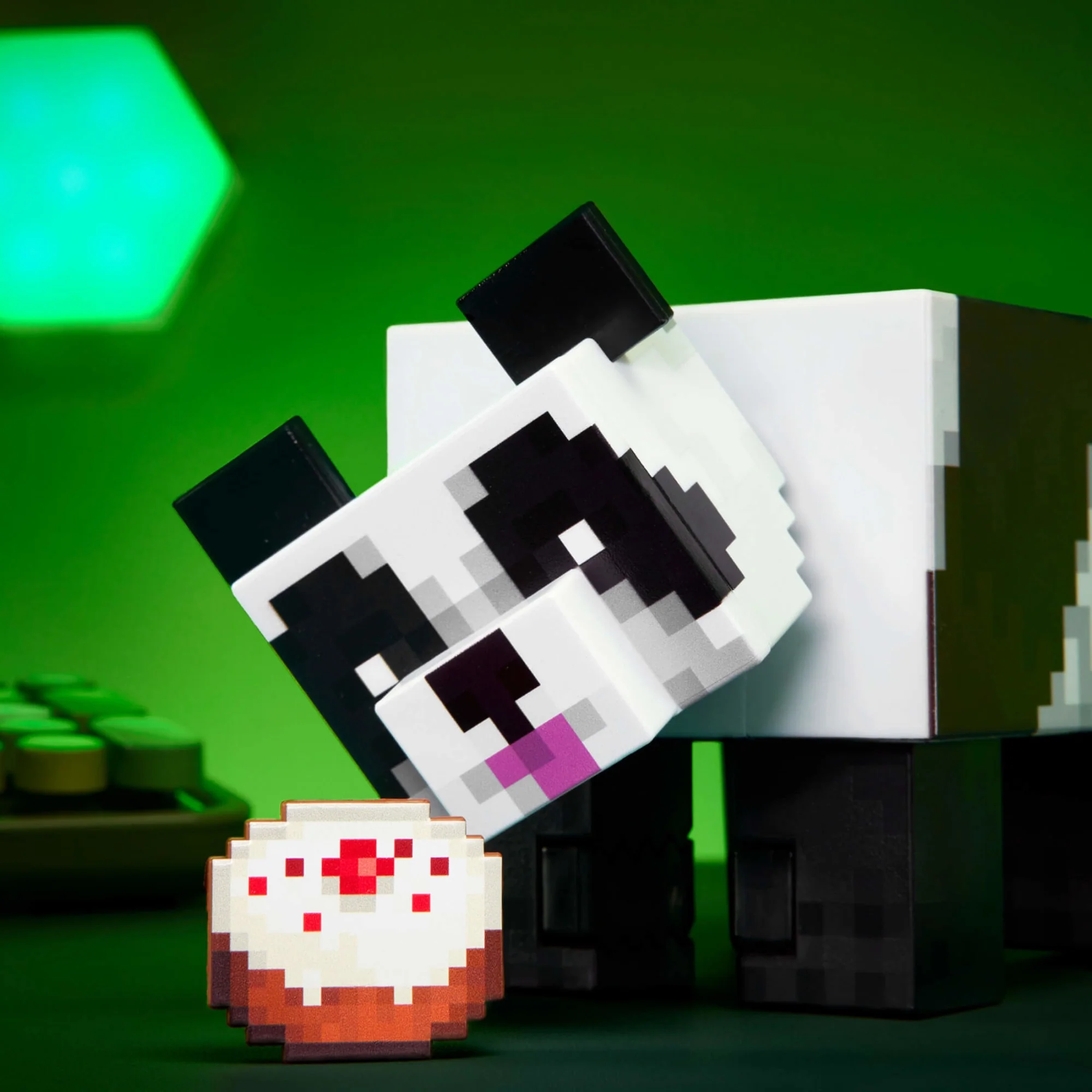 Mattel Creations Minecraft Diamond Level Panda Figure