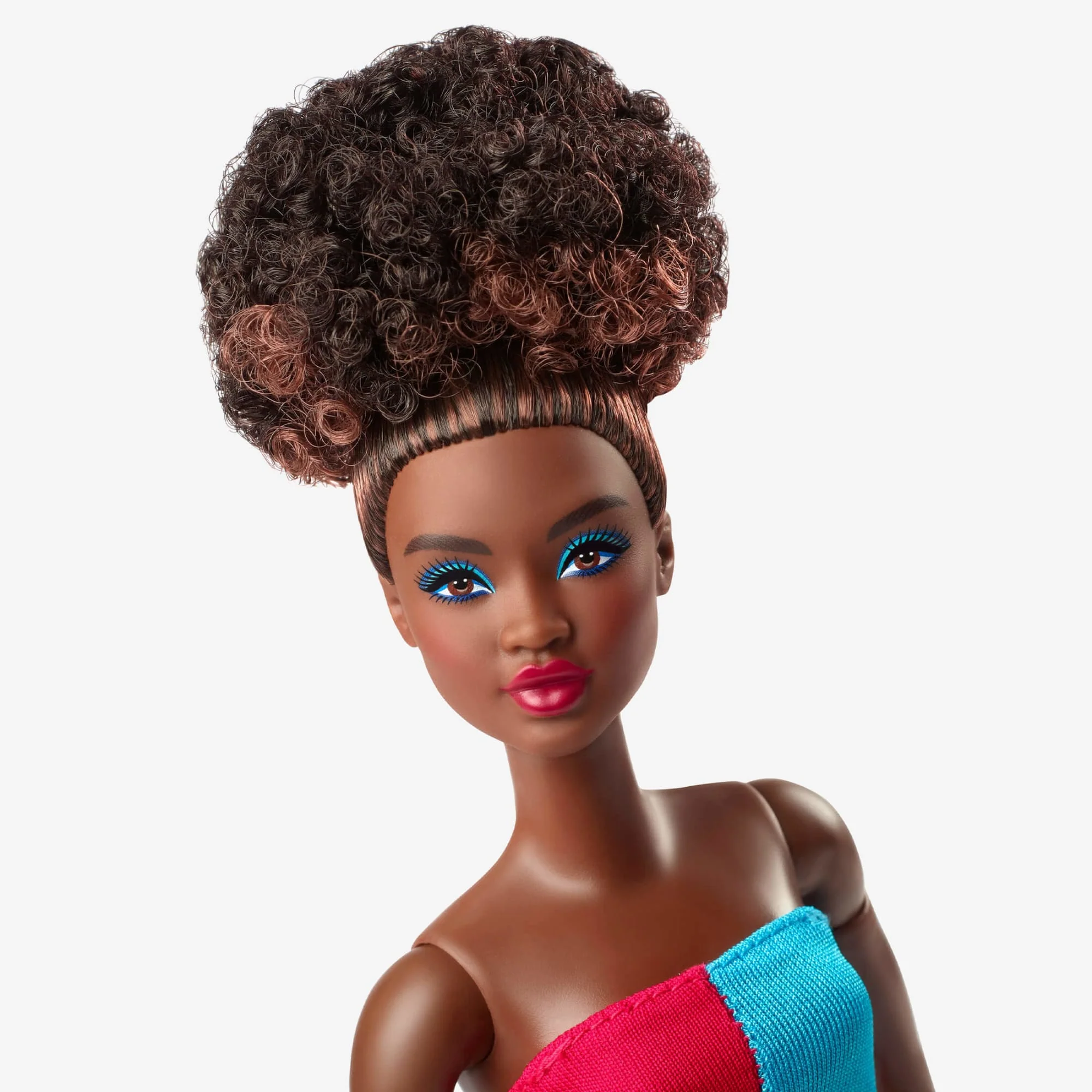 Mattel Creations Barbie Looks Doll (Original, Curly Black Hair)