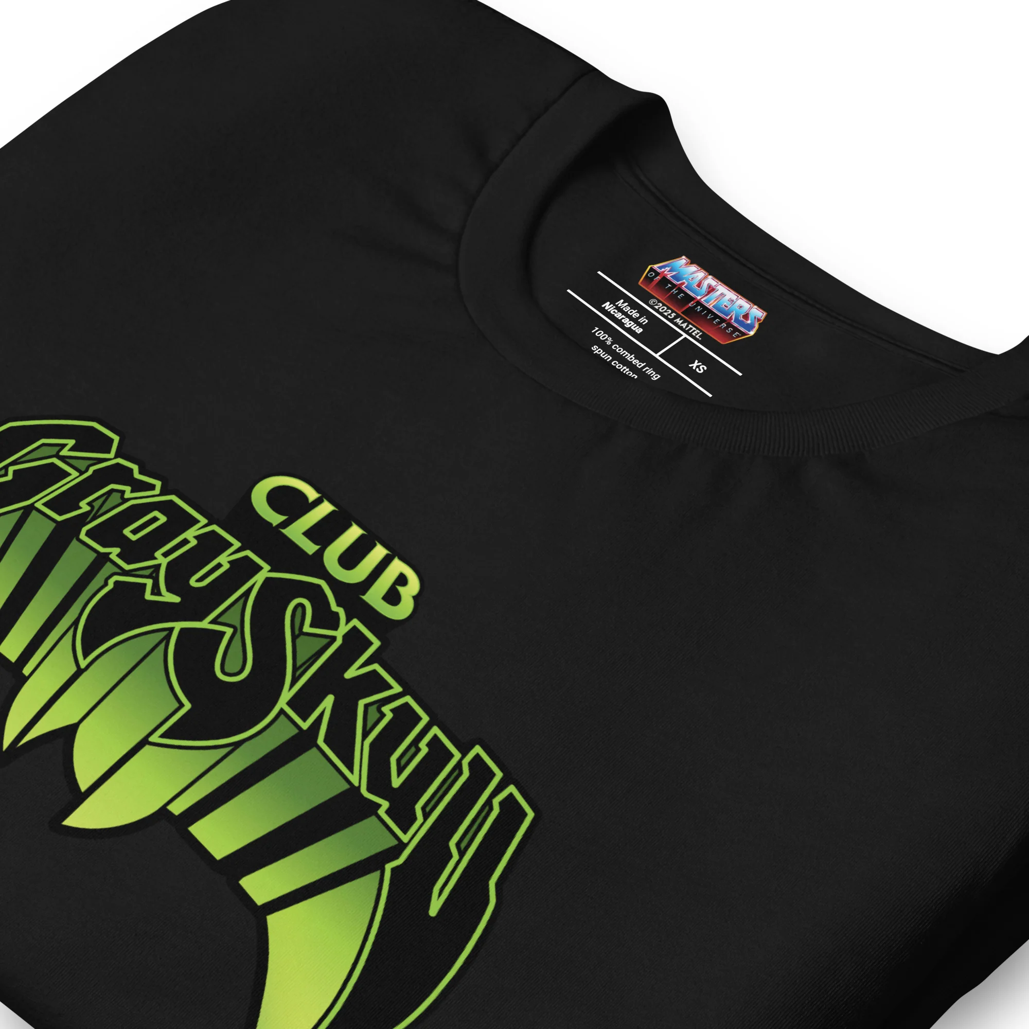 Mattel Creations Masters of the Universe Club Grayskull Black T-Shirt