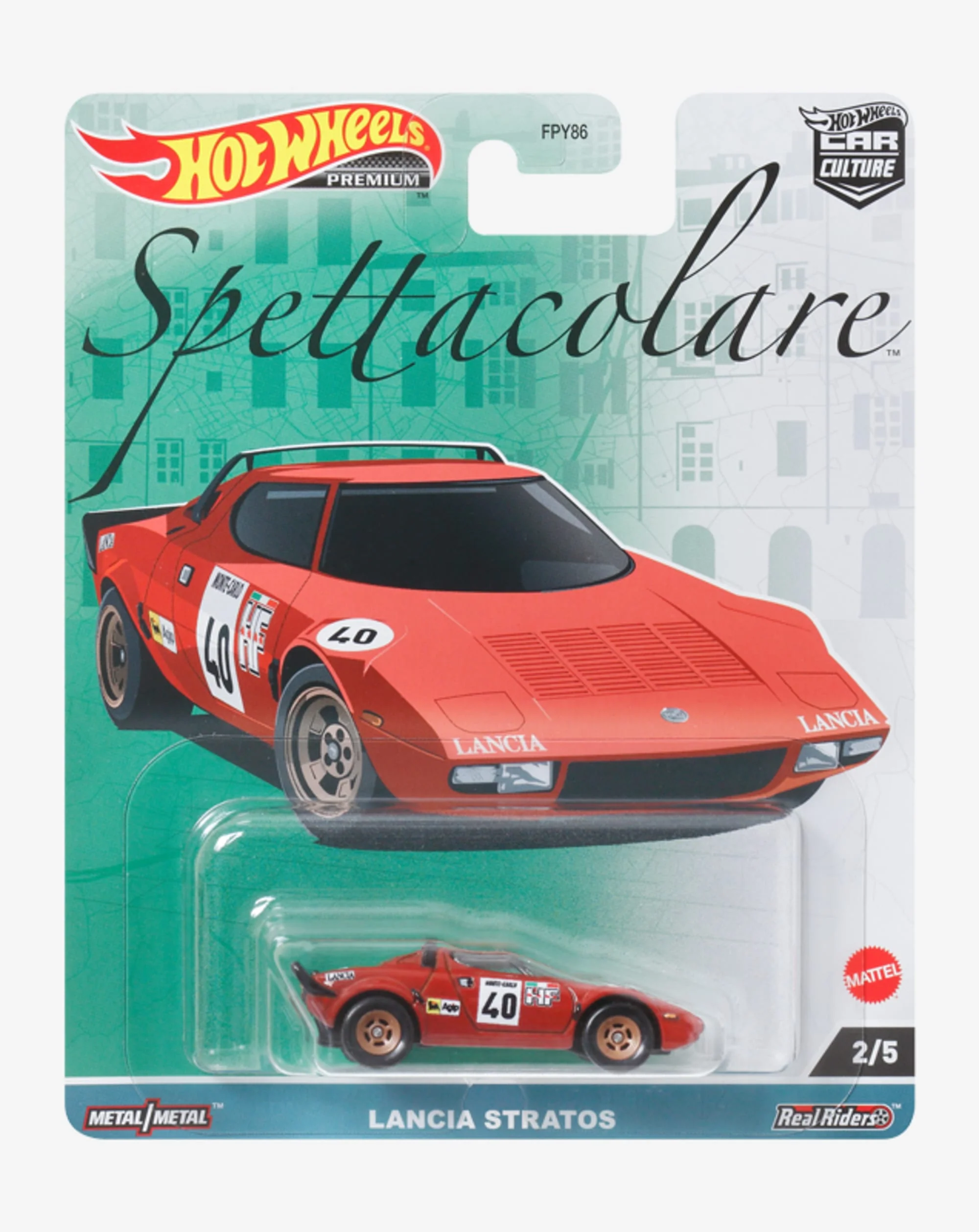 Mattel Creations Hot Wheels Premium Car Culture Spettacolare – Lancia Stratos
