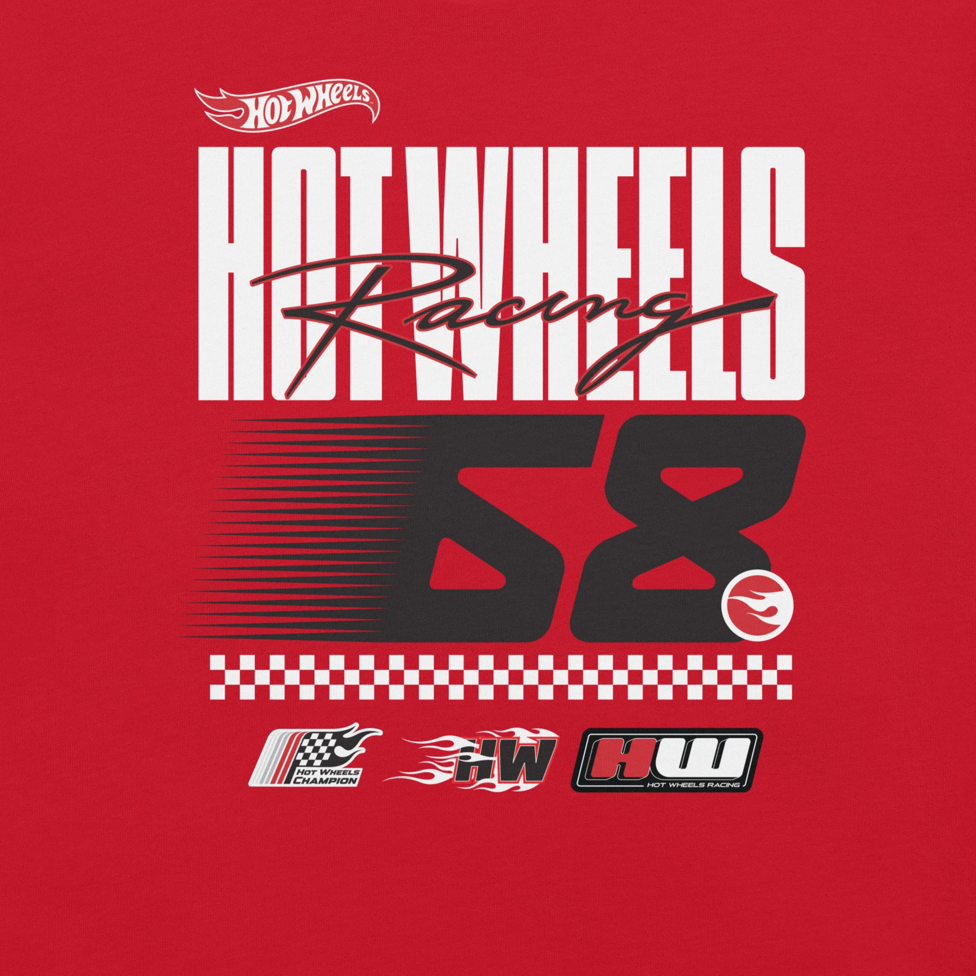 Mattel Creations Hot Wheels Racing Red T-Shirt
