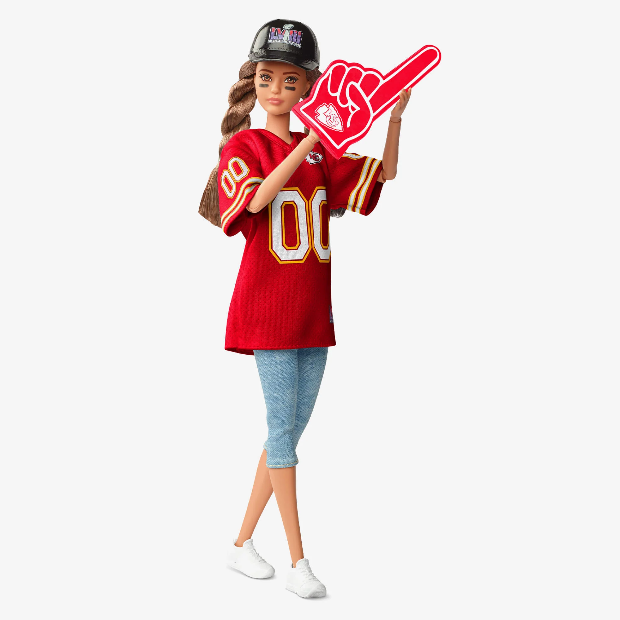 Mattel Creations Barbie NFL Super Bowl LVIII Champion Doll Kansas City Chiefs