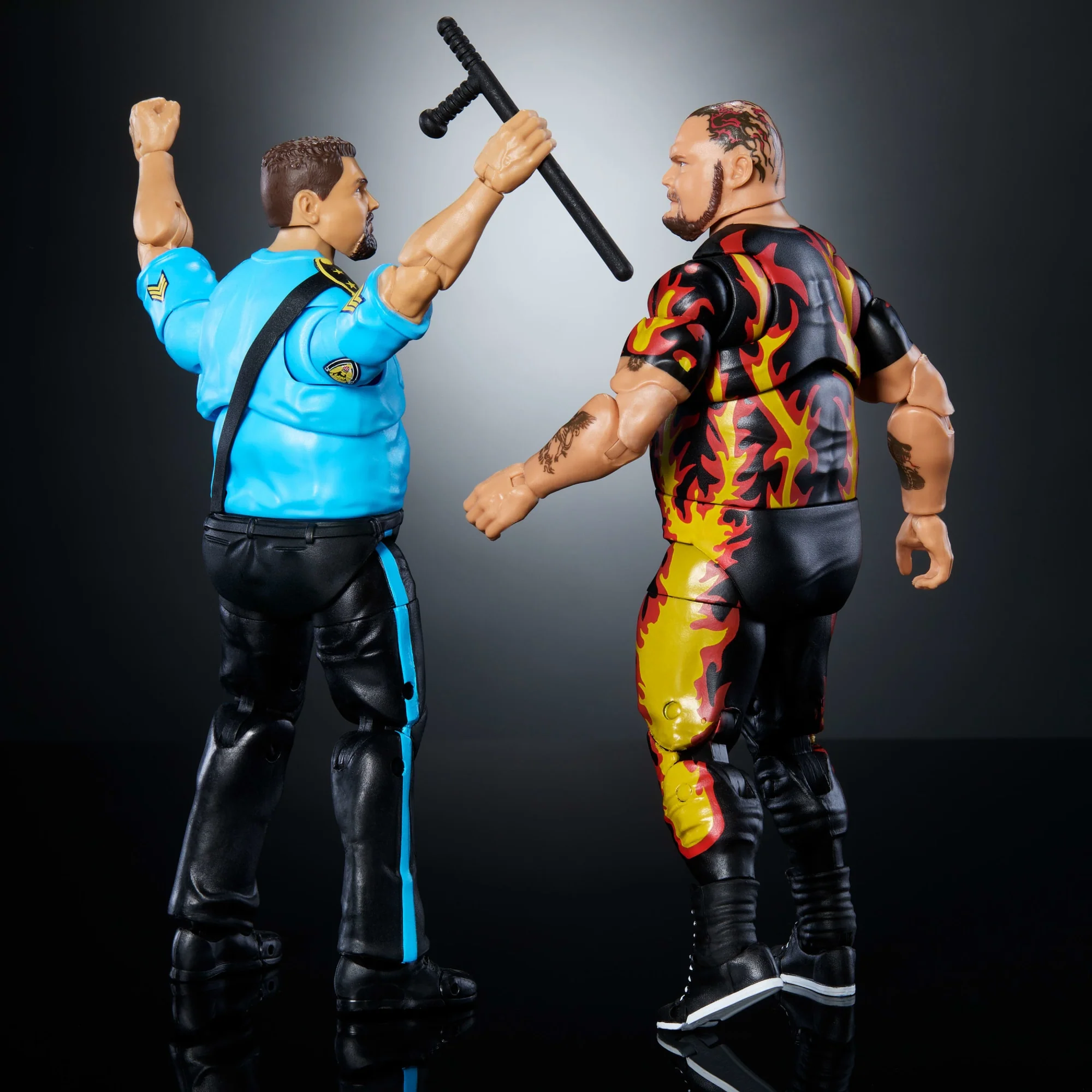 Mattel Creations WWE Coliseum Collection Bam Bam Bigelow & Big Boss Man 2-Pack Action Figures
