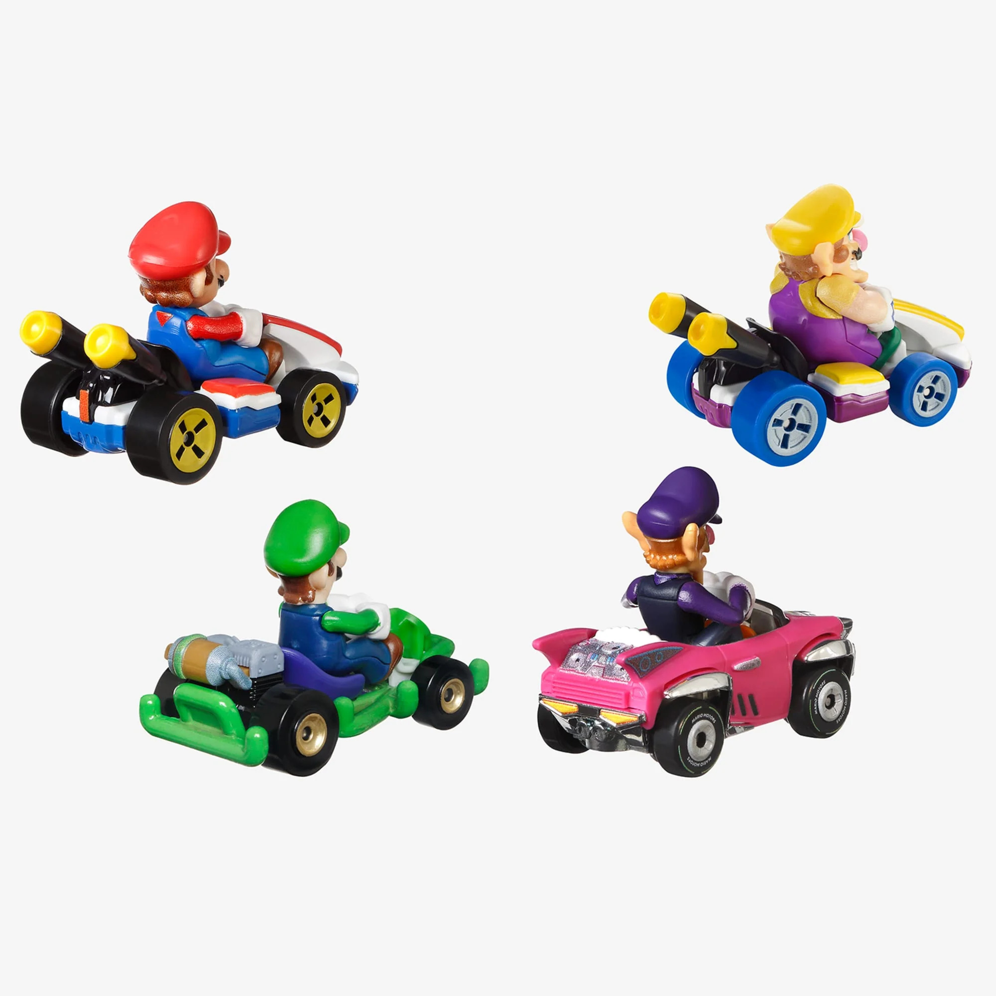 Mattel Creations Hot Wheels Mario Kart Vehicles 4-Pack