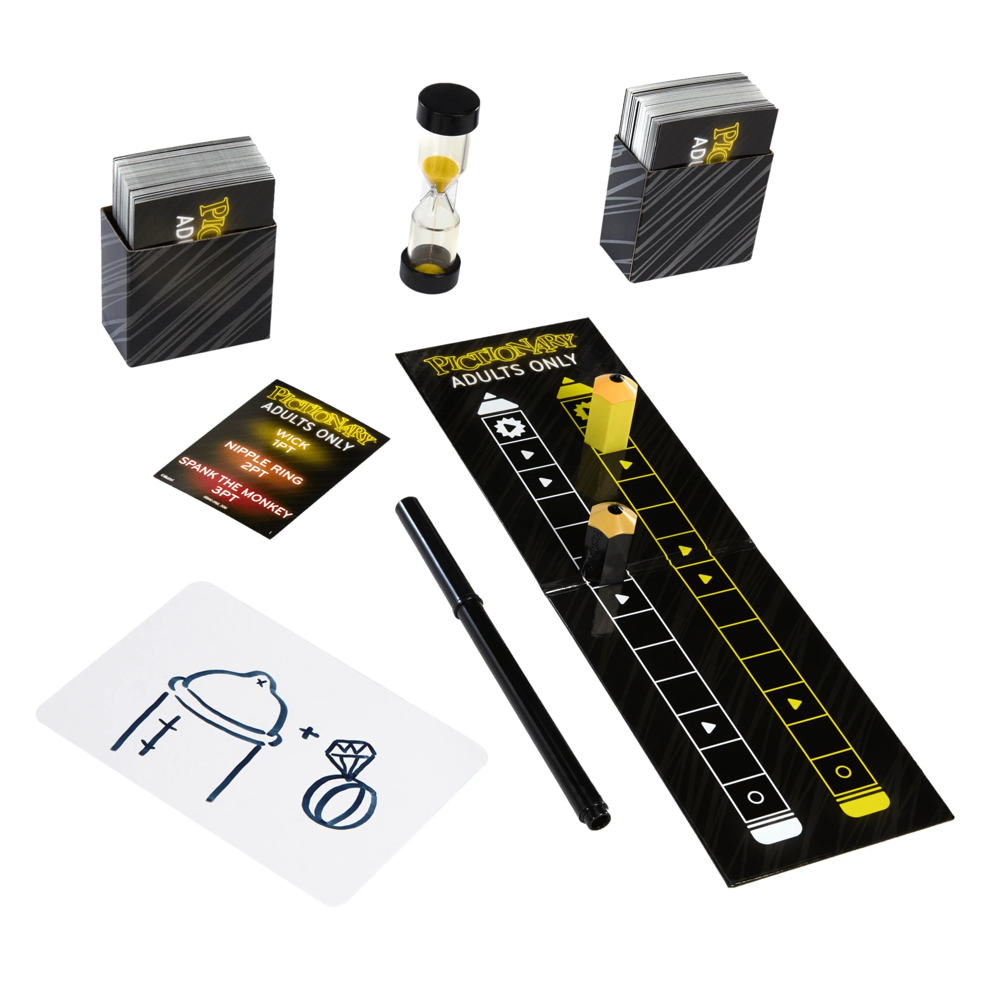 Mattel Creations Pictionary Adults Only Party Game