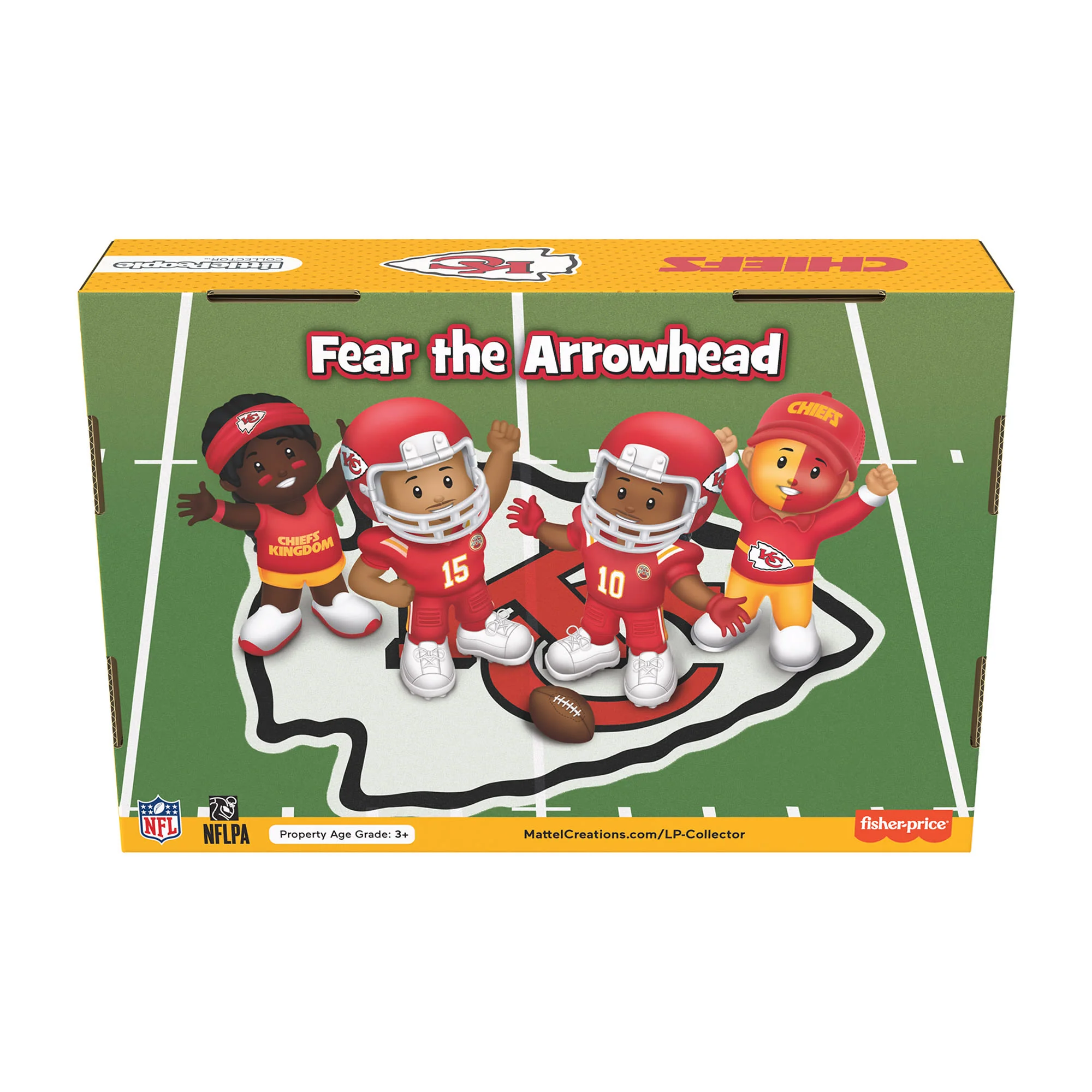 Mattel Creations Little People Collector Kansas City Chiefs Alternate Jersey Figure Set