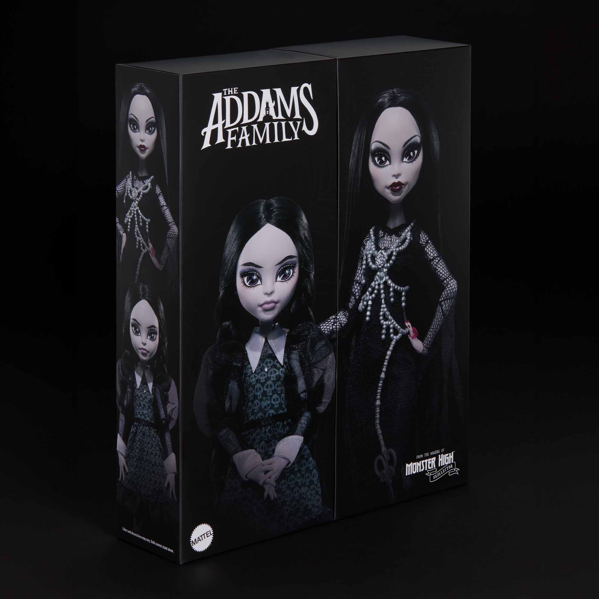 Mattel Creations Monster High Skullector Addams Family Doll Two-Pack