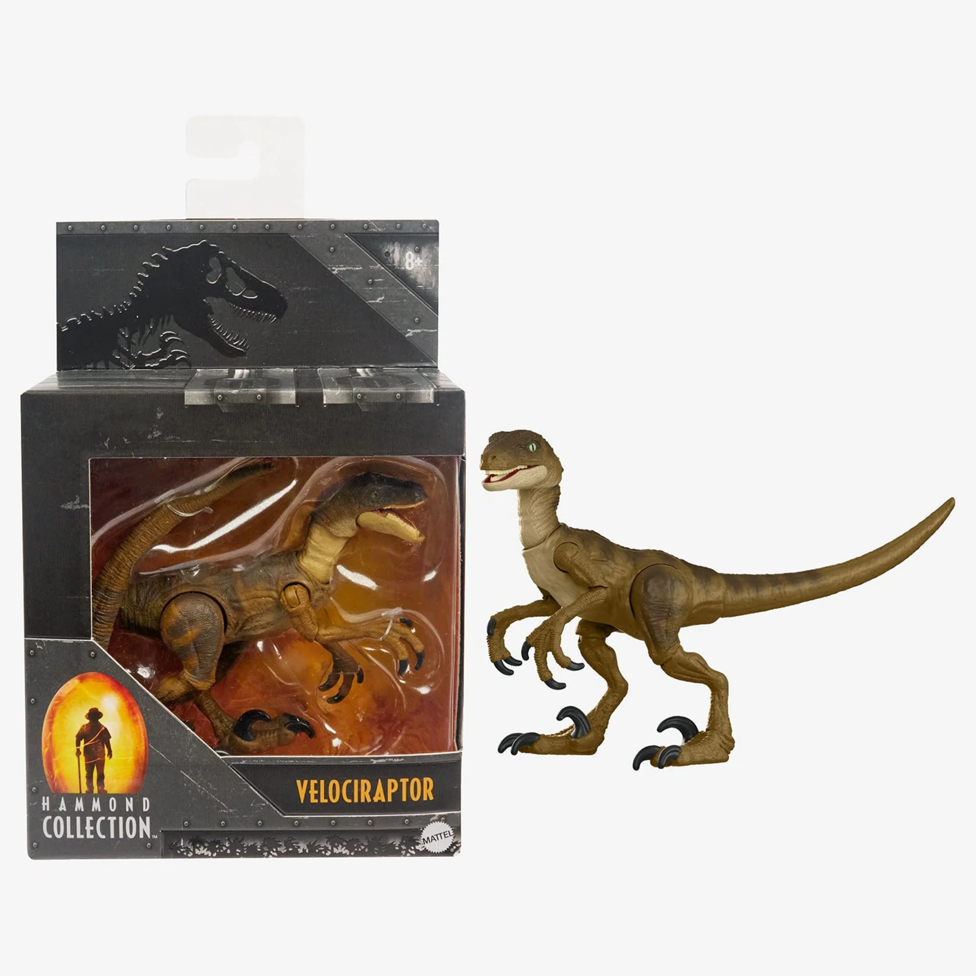 Mattel Creations Jurassic World Hammond Collection Velociraptor Figure