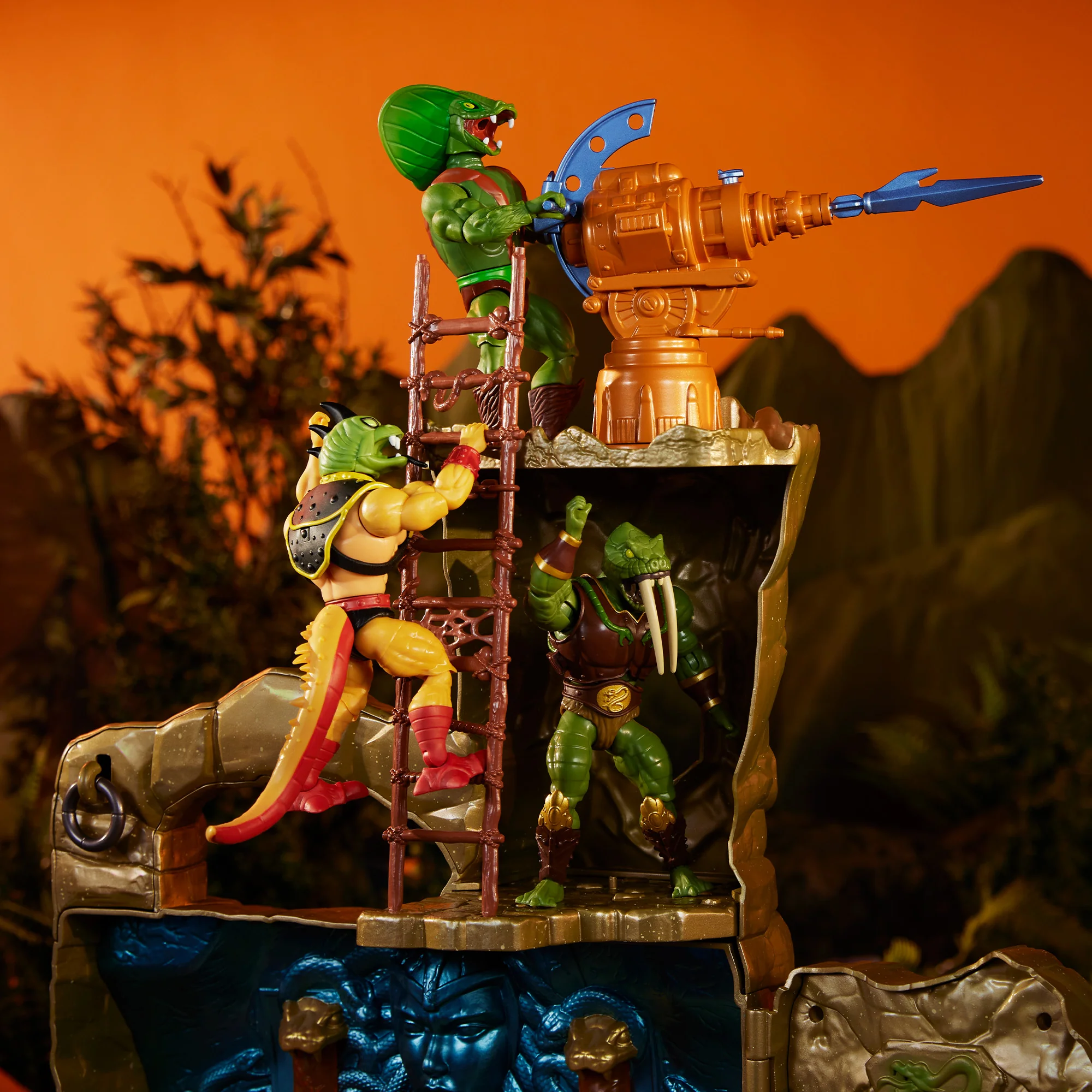 Mattel Creations Masters of the Universe Origins Snake Lair Playset Crowdfund
