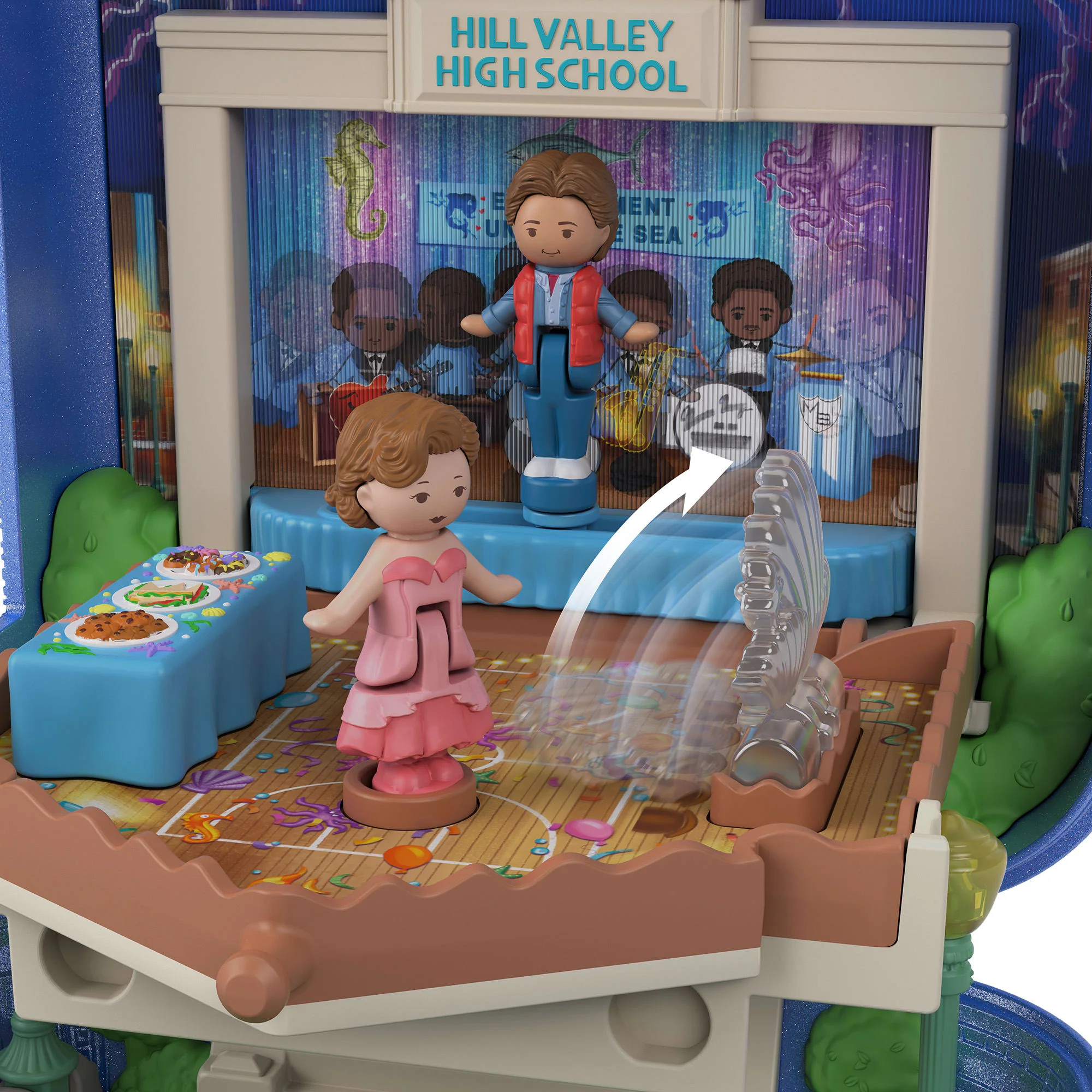 Mattel Creations Polly Pocket Back to the Future Compact