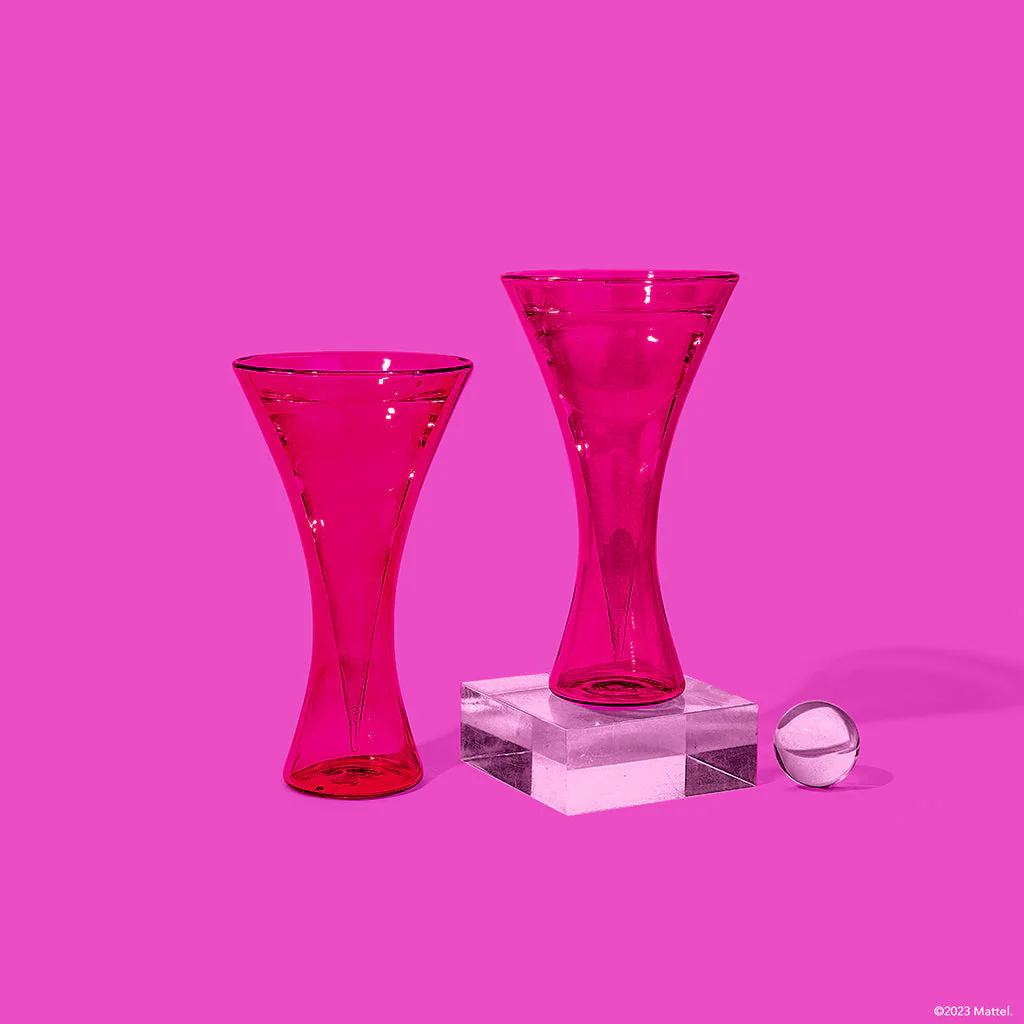 Mattel Creations Barbie™ X Dragon Glassware® Cocktail Glasses