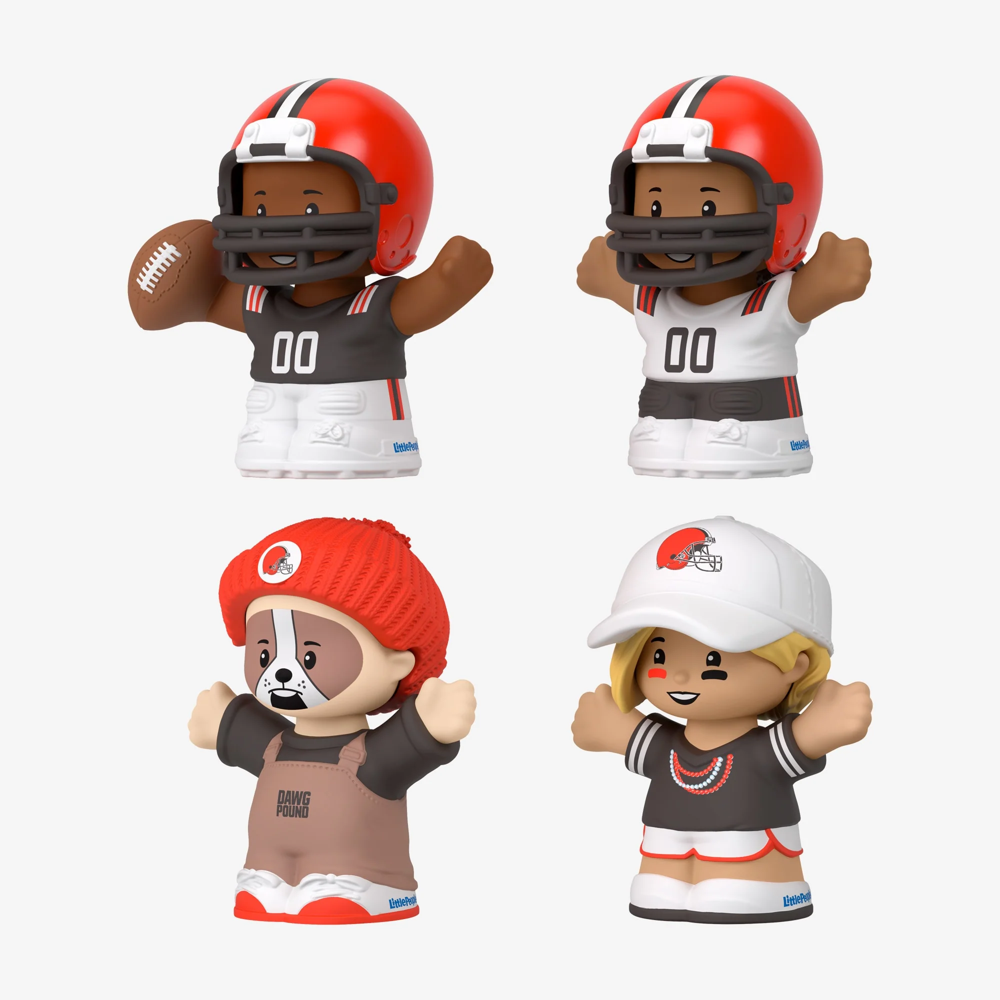 Mattel Creations Little People Collector x NFL Cleveland Browns Set