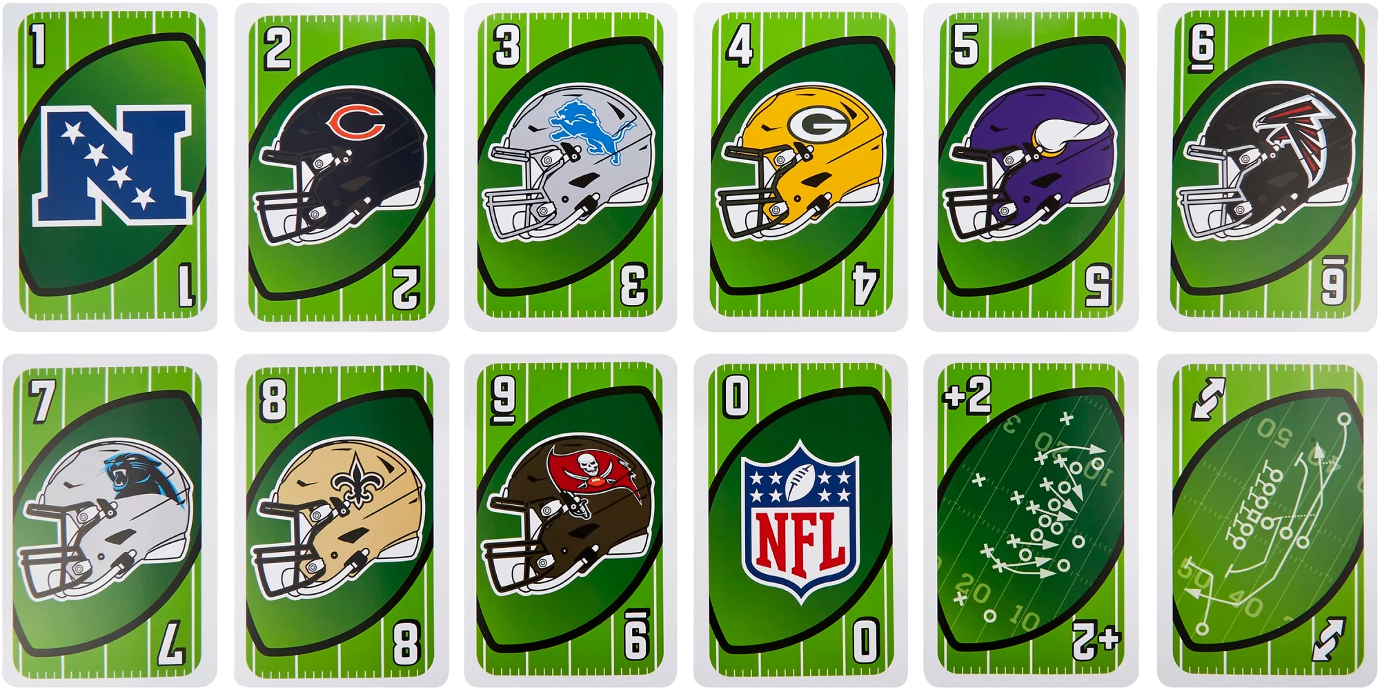 Mattel Creations Giant UNO NFL