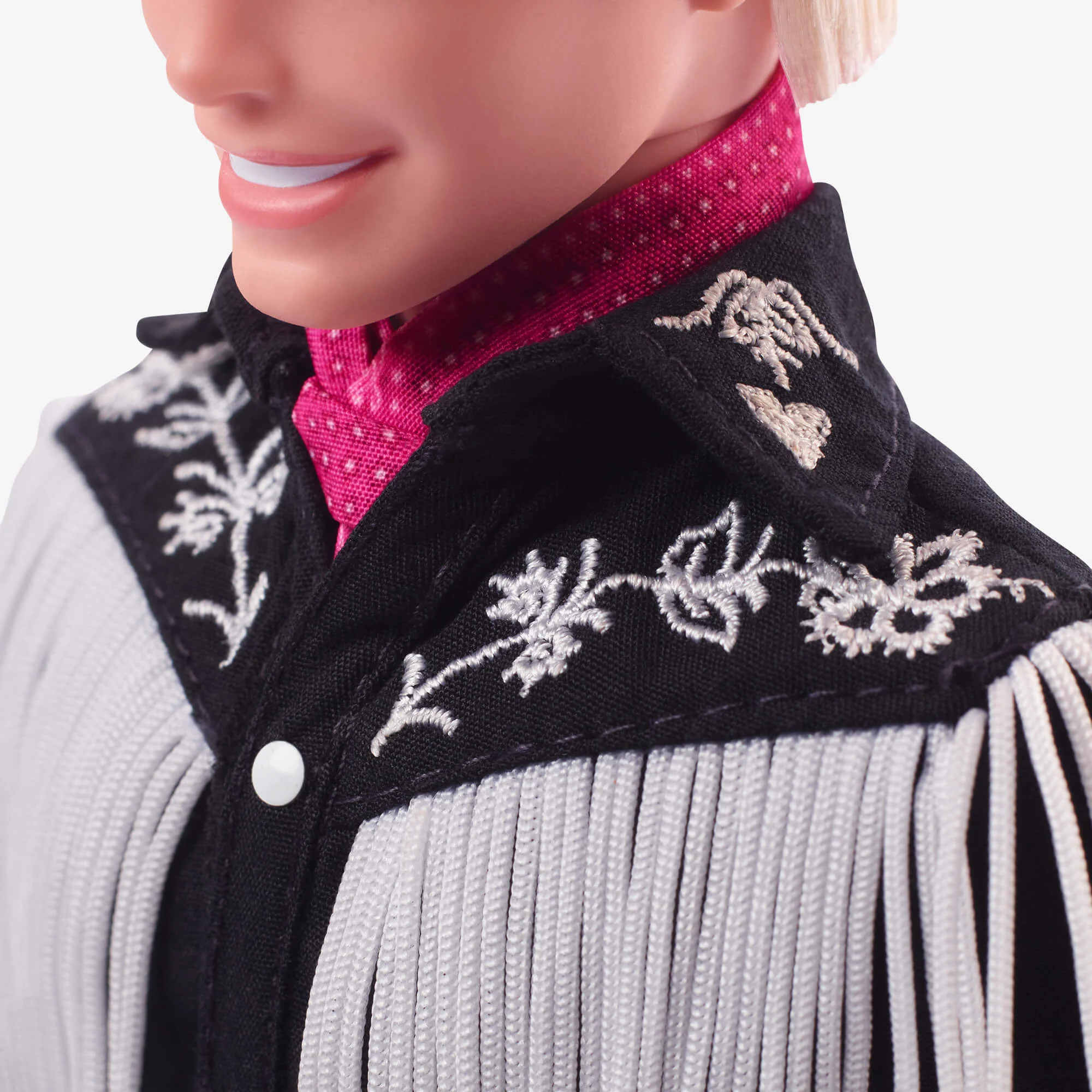 Mattel Creations Ken Doll in Black and White Western Outfit – Barbie The Movie
