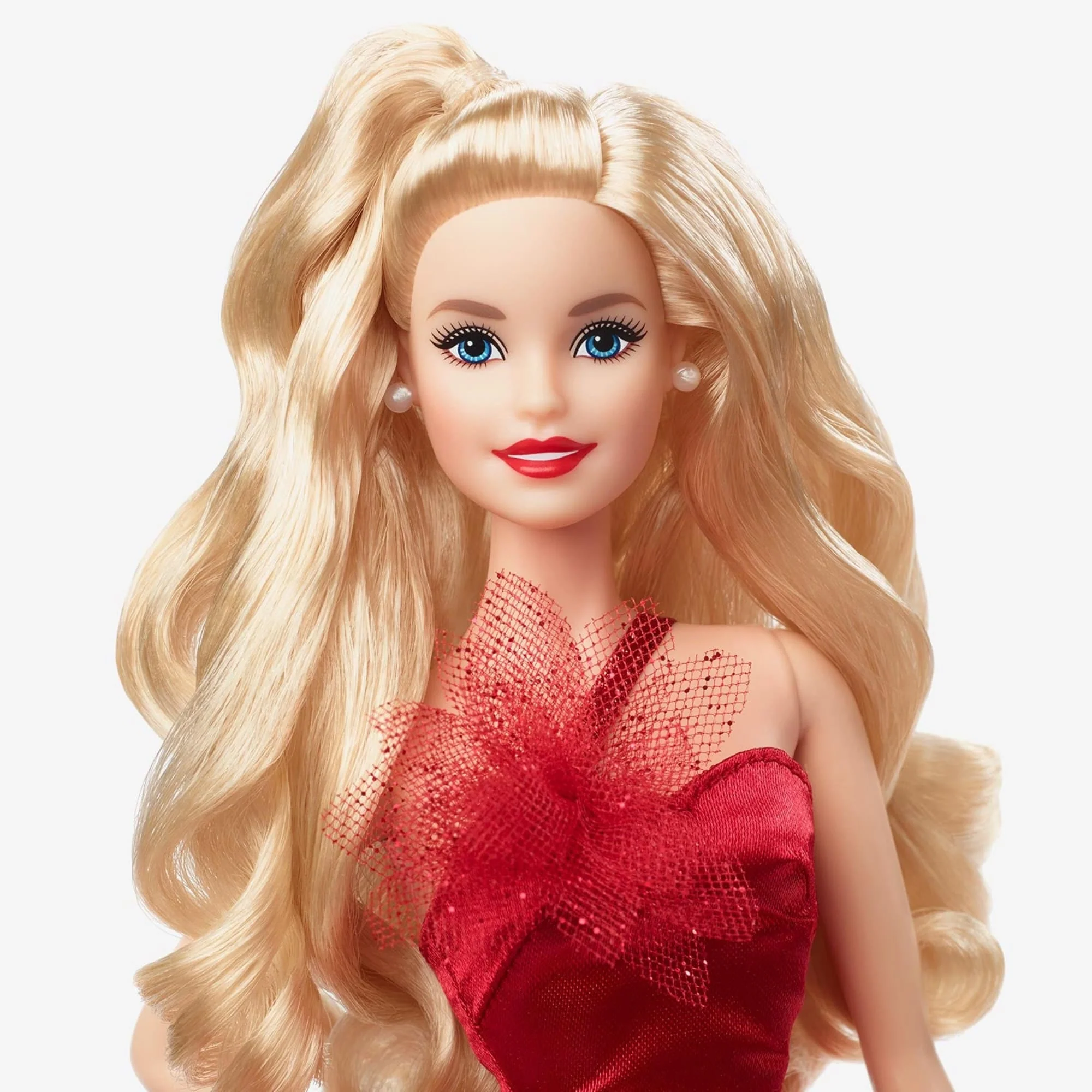 Mattel Creations 2022 Holiday Barbie Doll, Blonde Hair