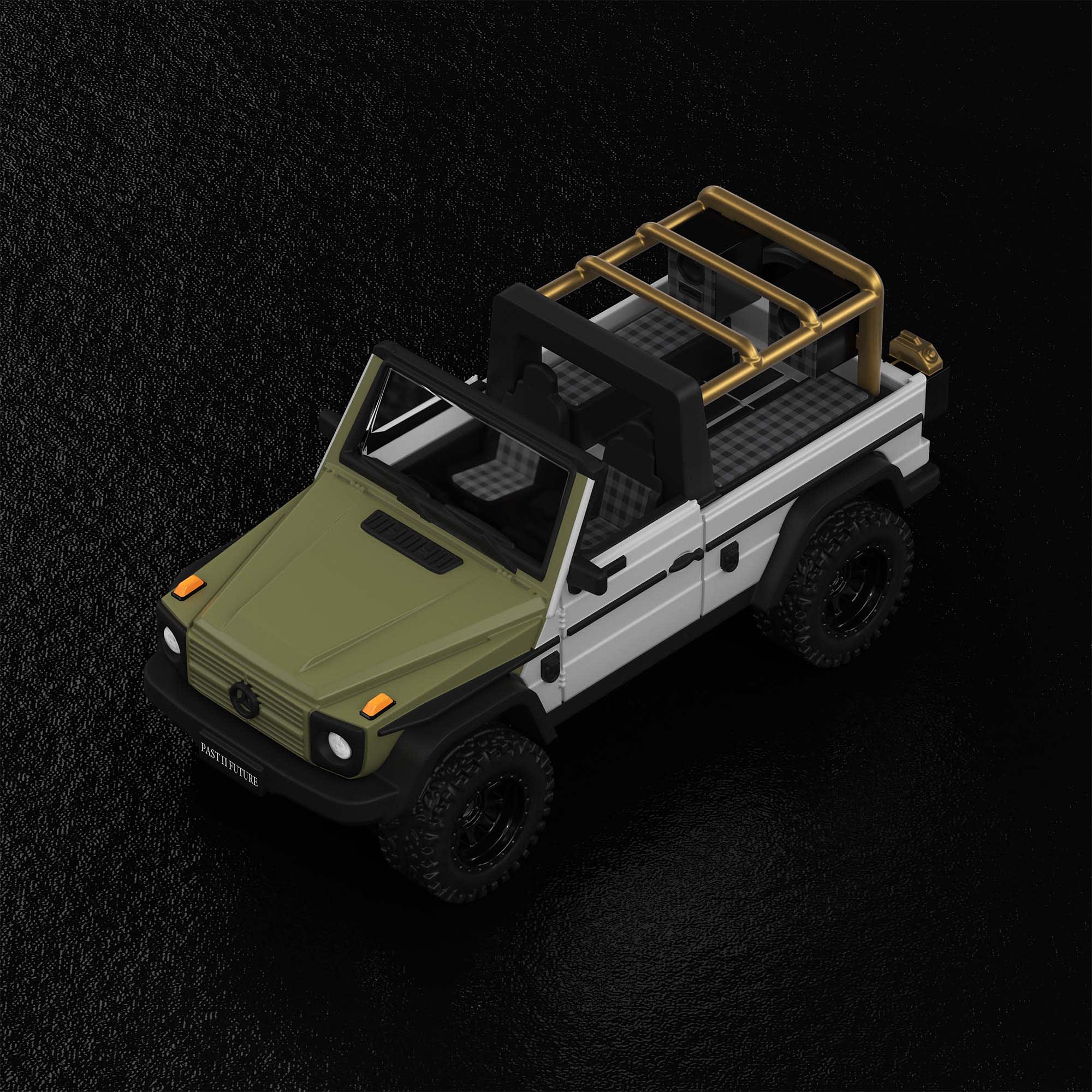 Mattel Creations Hot Wheels x Mercedes-Benz Project G-class Past II Future designed by NIGO