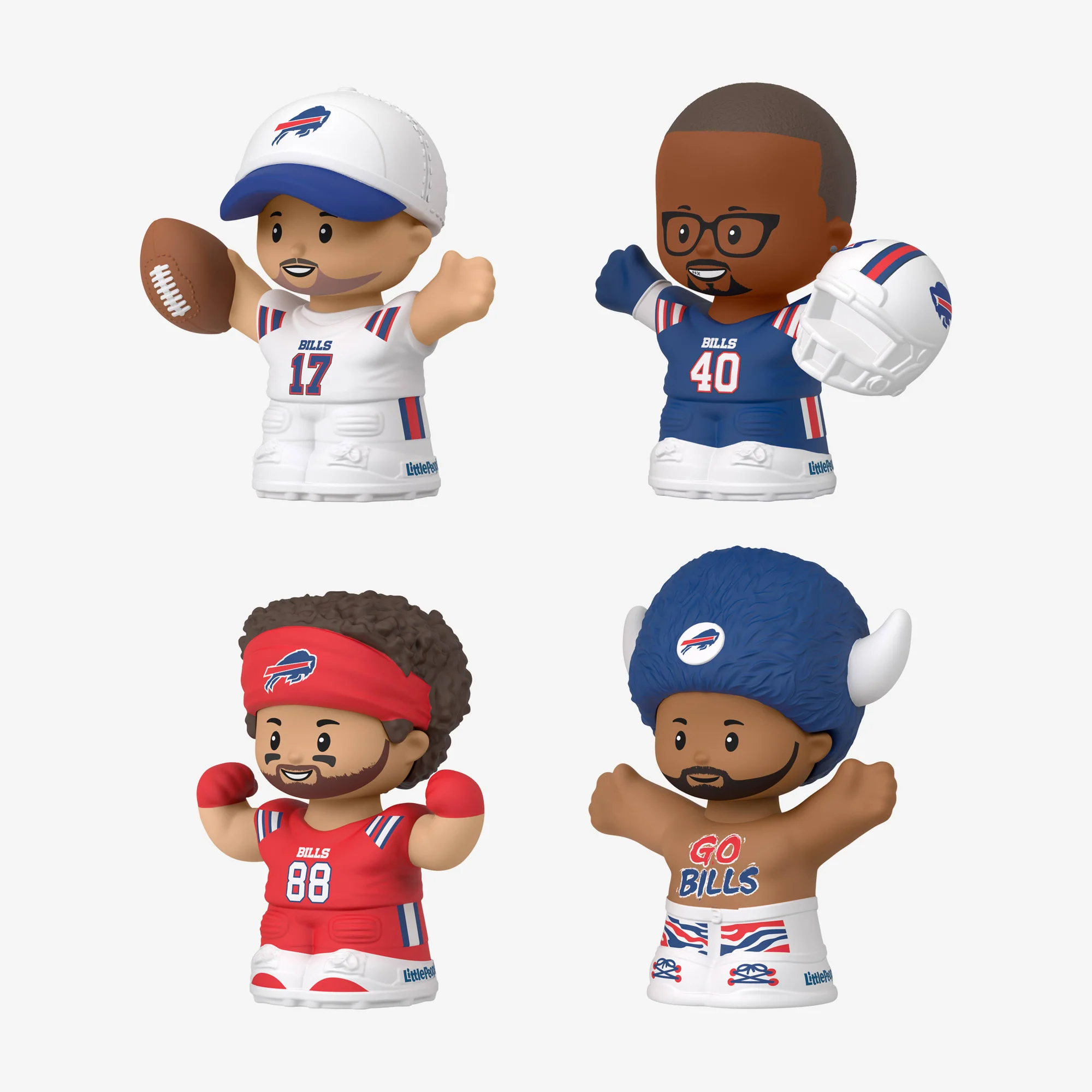 Mattel Creations Little People Collector x NFL Buffalo Bills Set