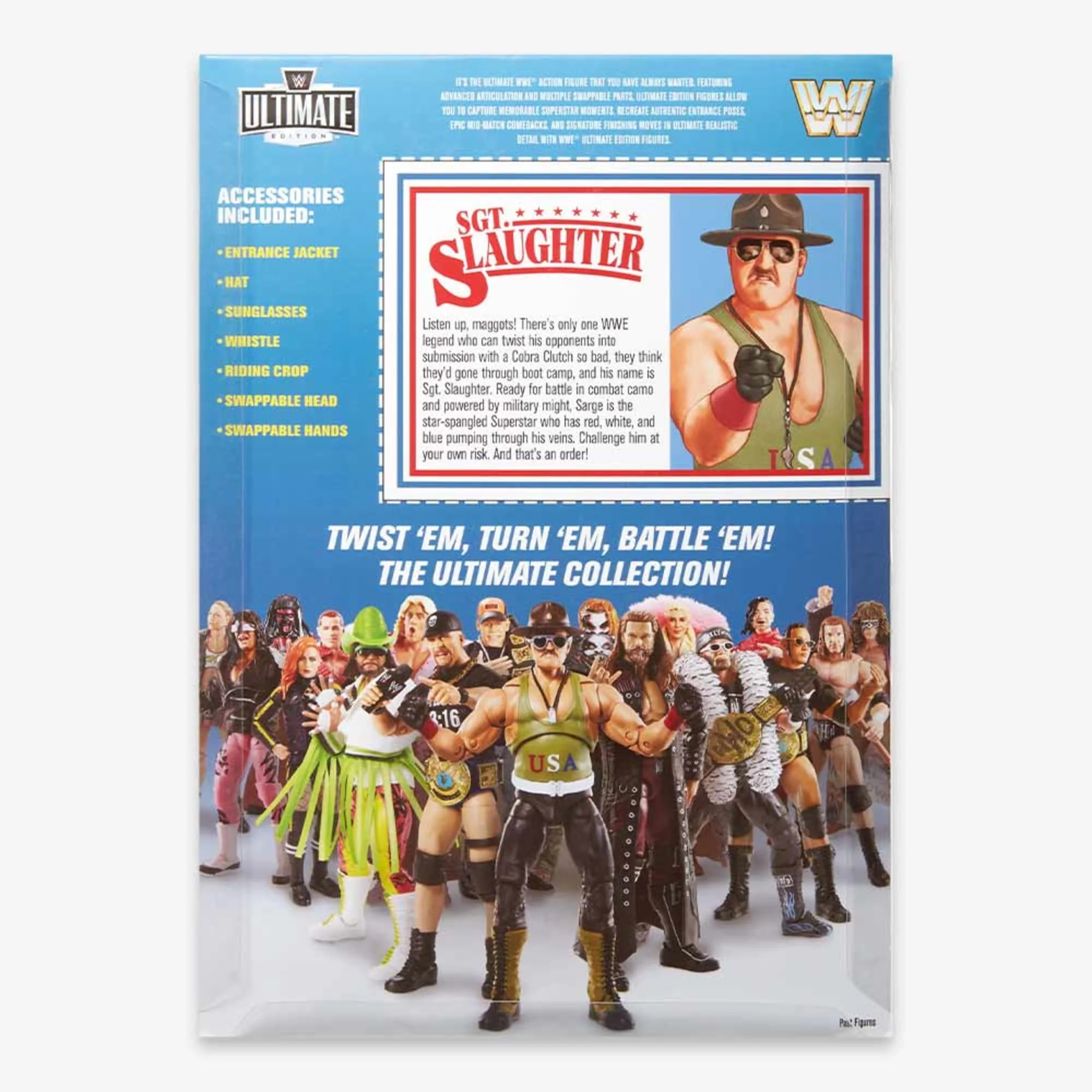 Mattel Creations WWE Ultimate Edition Sgt. Slaughter action figure