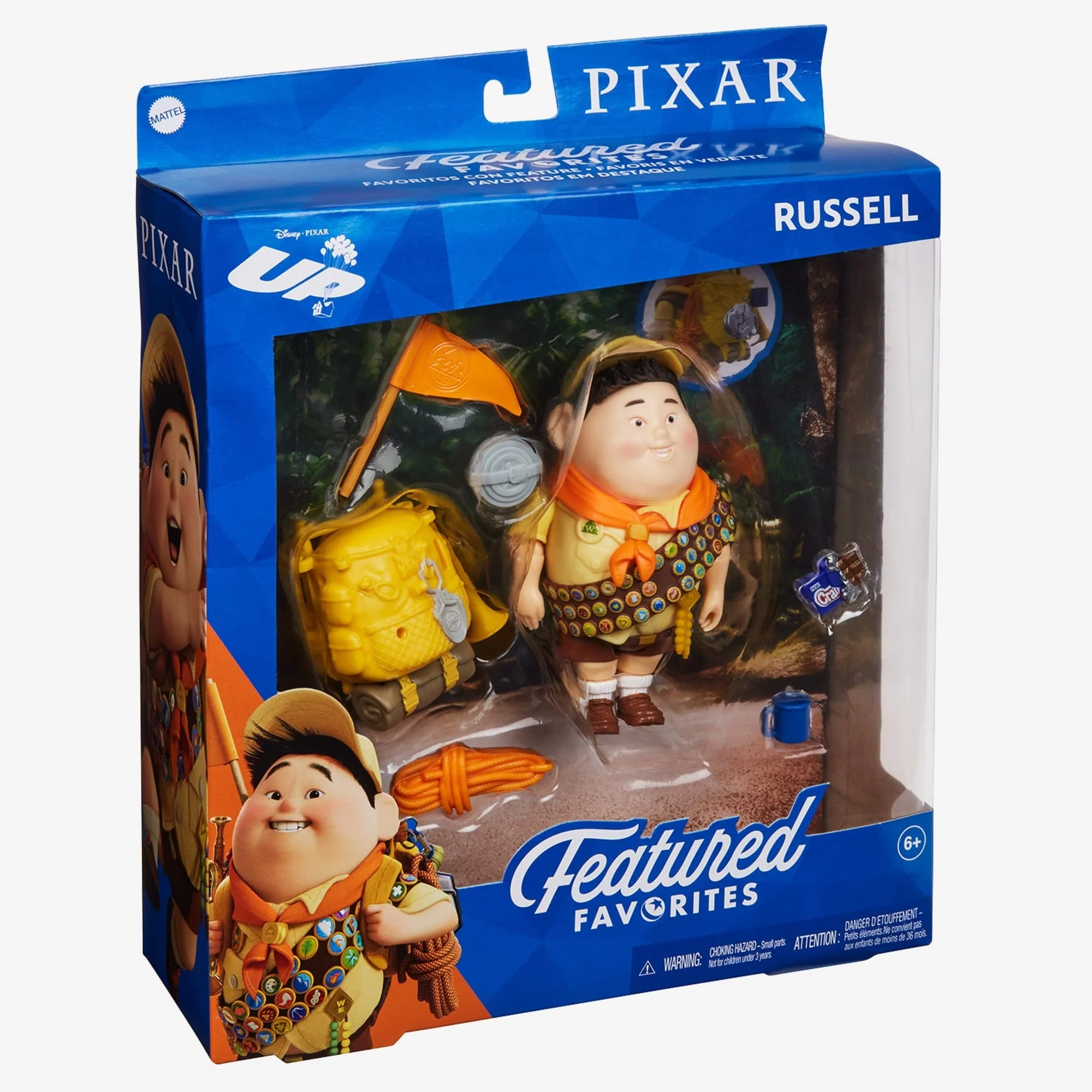 Mattel Creations Pixar Featured Favorites Russell Figure