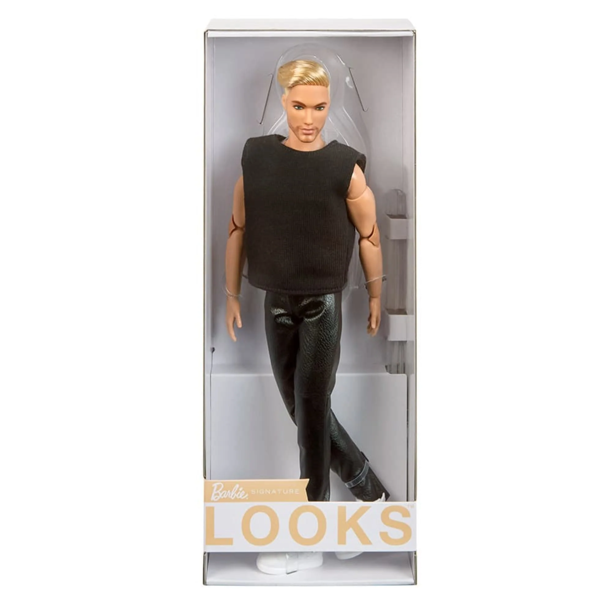 Mattel Creations Barbie Looks Ken Doll (Blonde with Facial Hair)