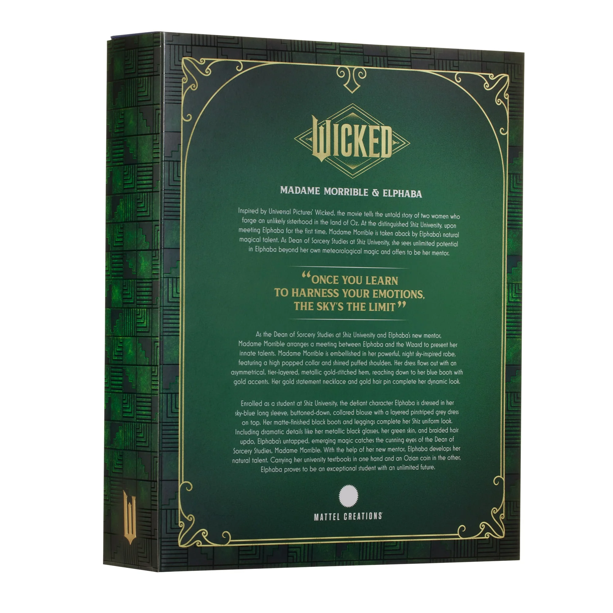 Mattel Creations Wicked Elphaba and Madame Morrible 2-Pack