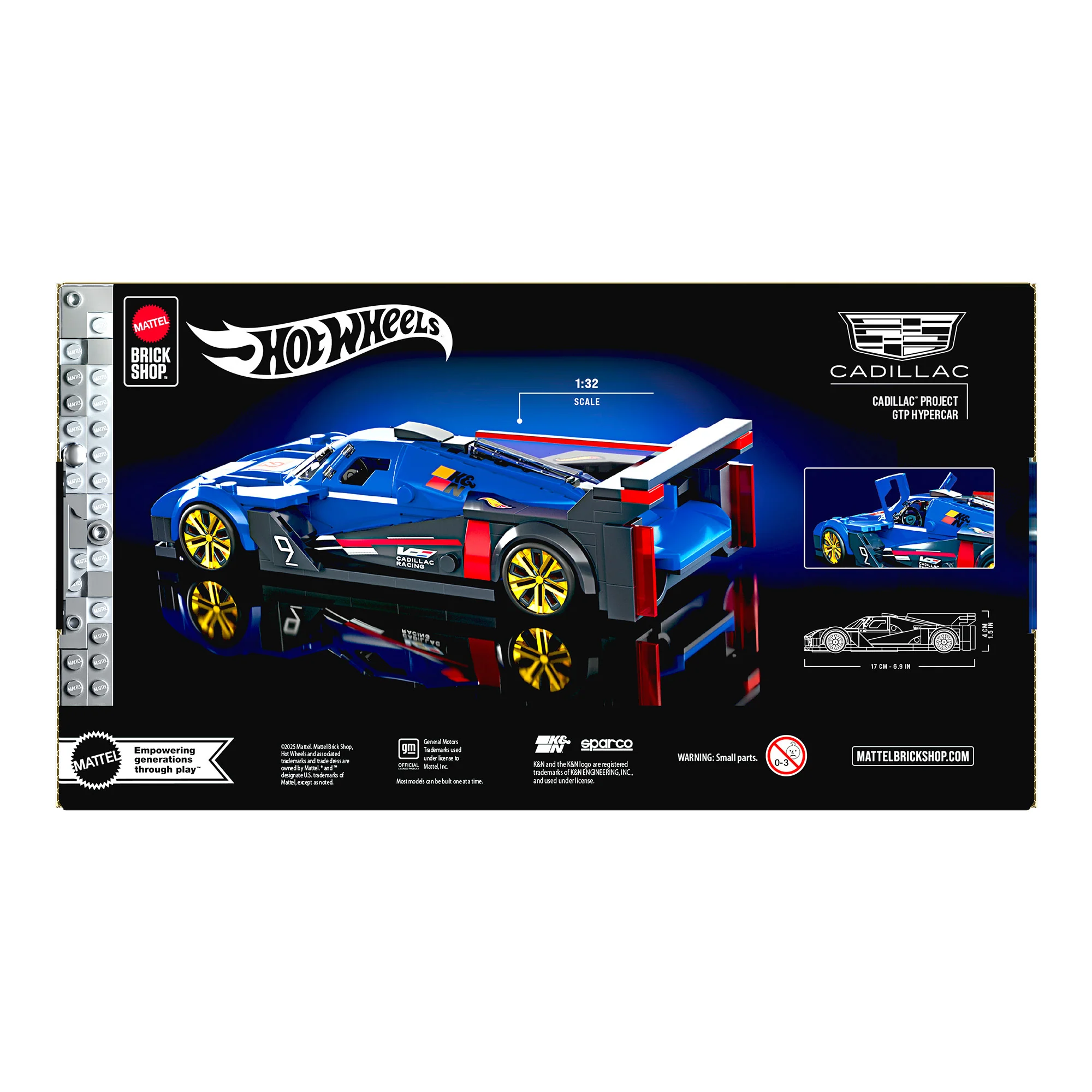 Mattel Creations Mattel Brick Shop Hot Wheels Cadillac Project GTP Hypercar Building Set
