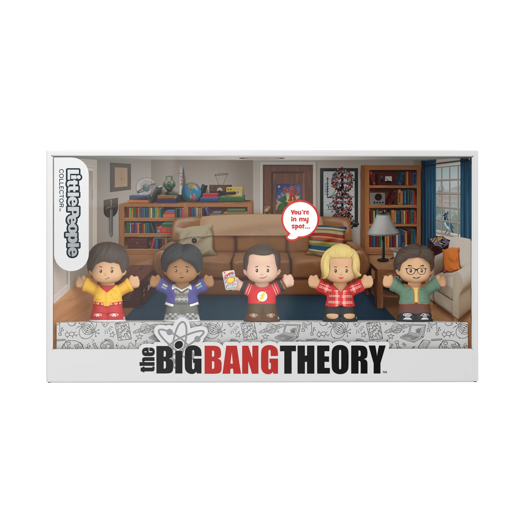 Mattel Creations Little People Collector The Big Bang Theory TV Show Special Edition Set