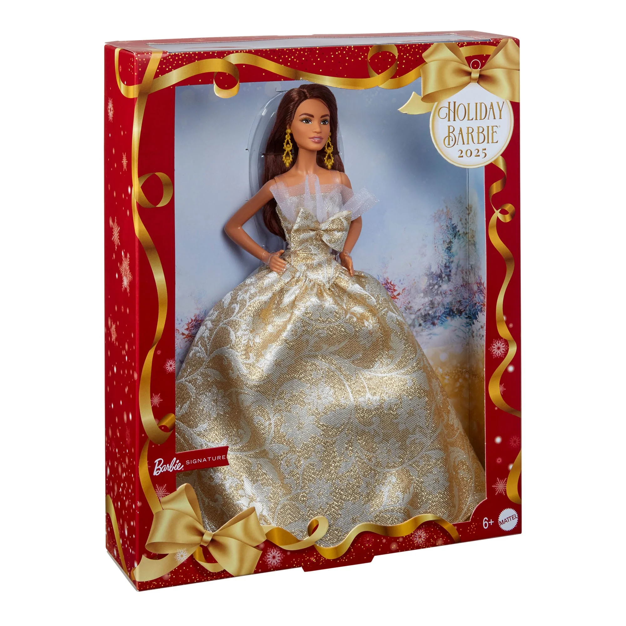 Mattel Creations 2025 Holiday Barbie Doll 3