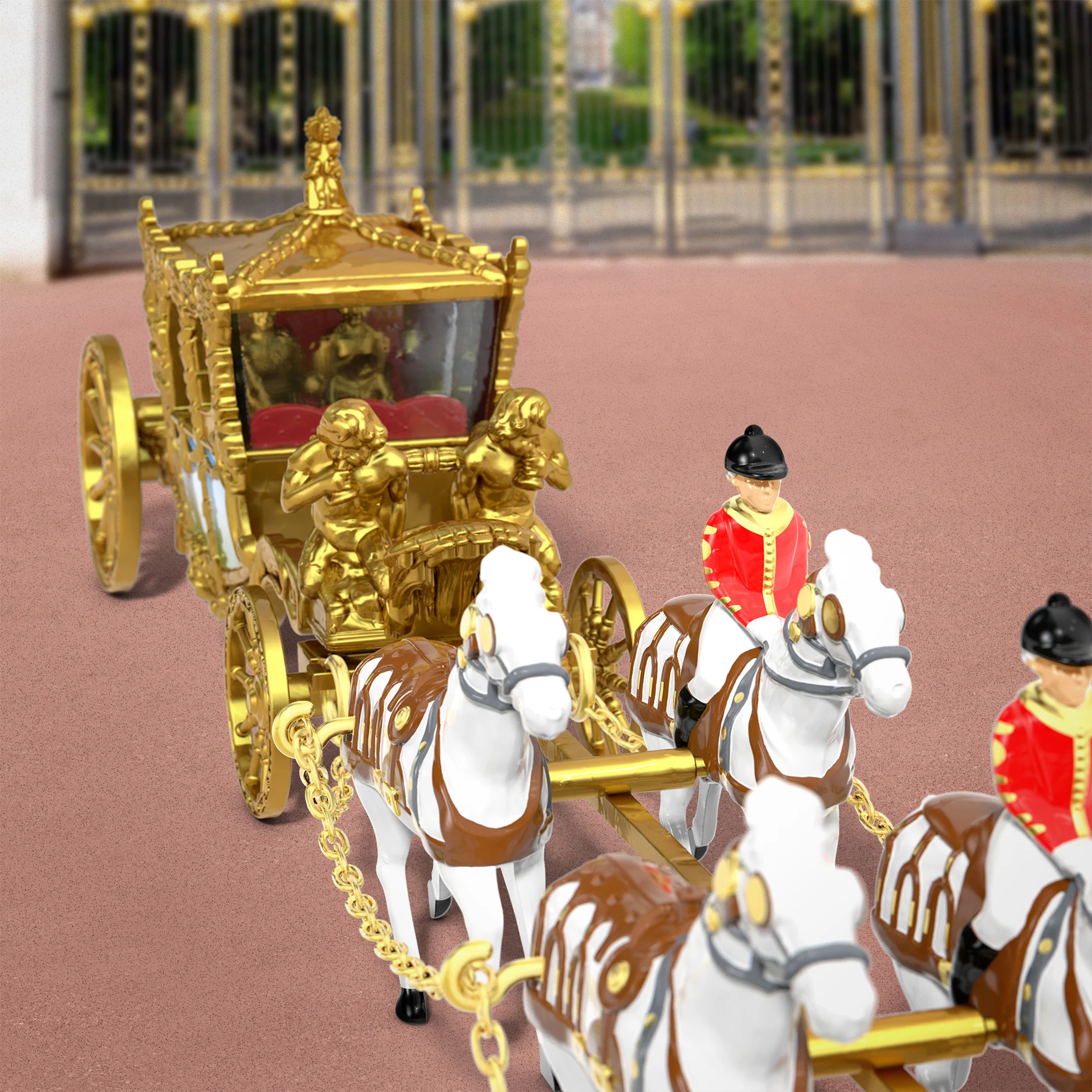 Mattel Creations Matchbox Collectors Coronation Gold State Coach