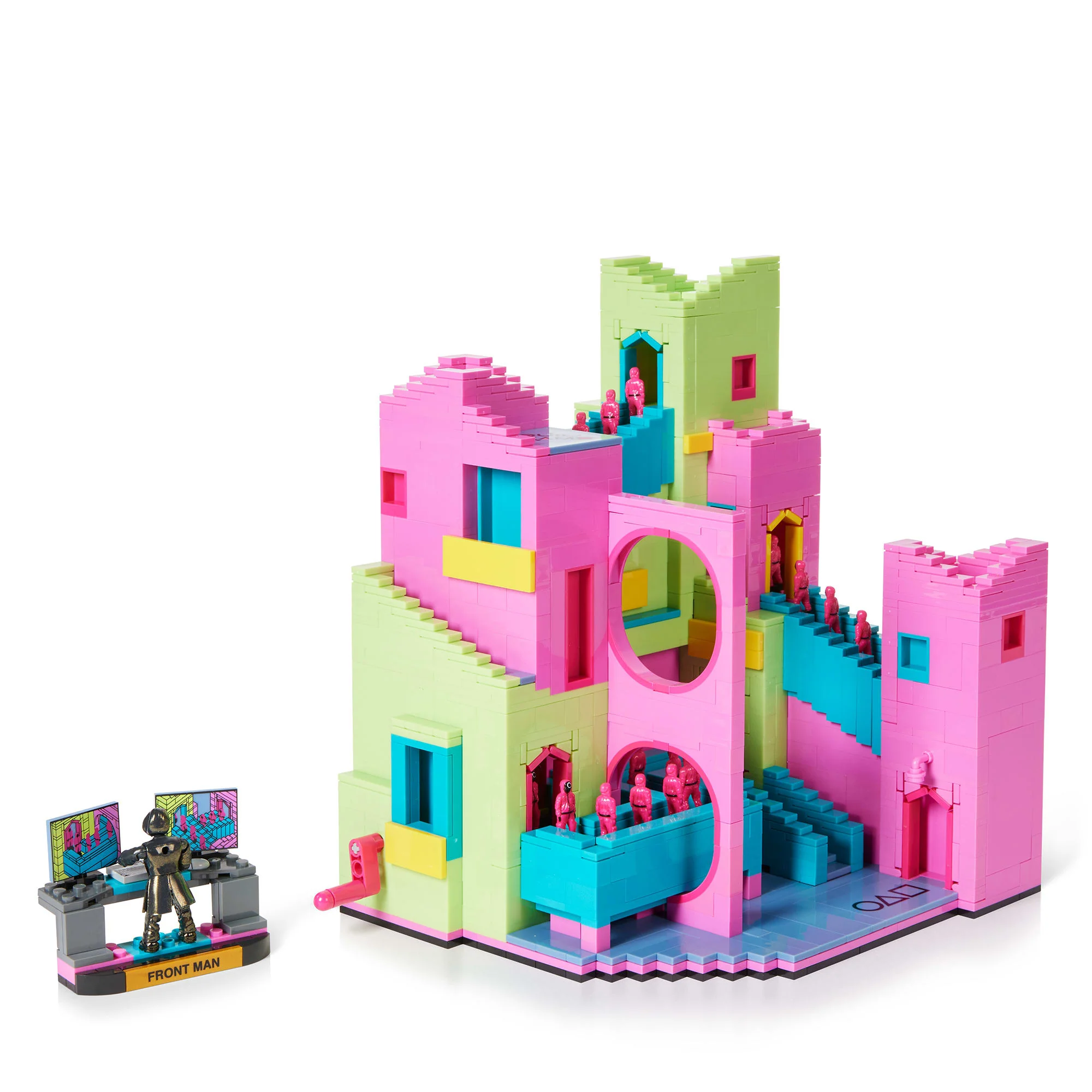 Mattel Creations MEGA Squid Game Staircase Collector Building Set