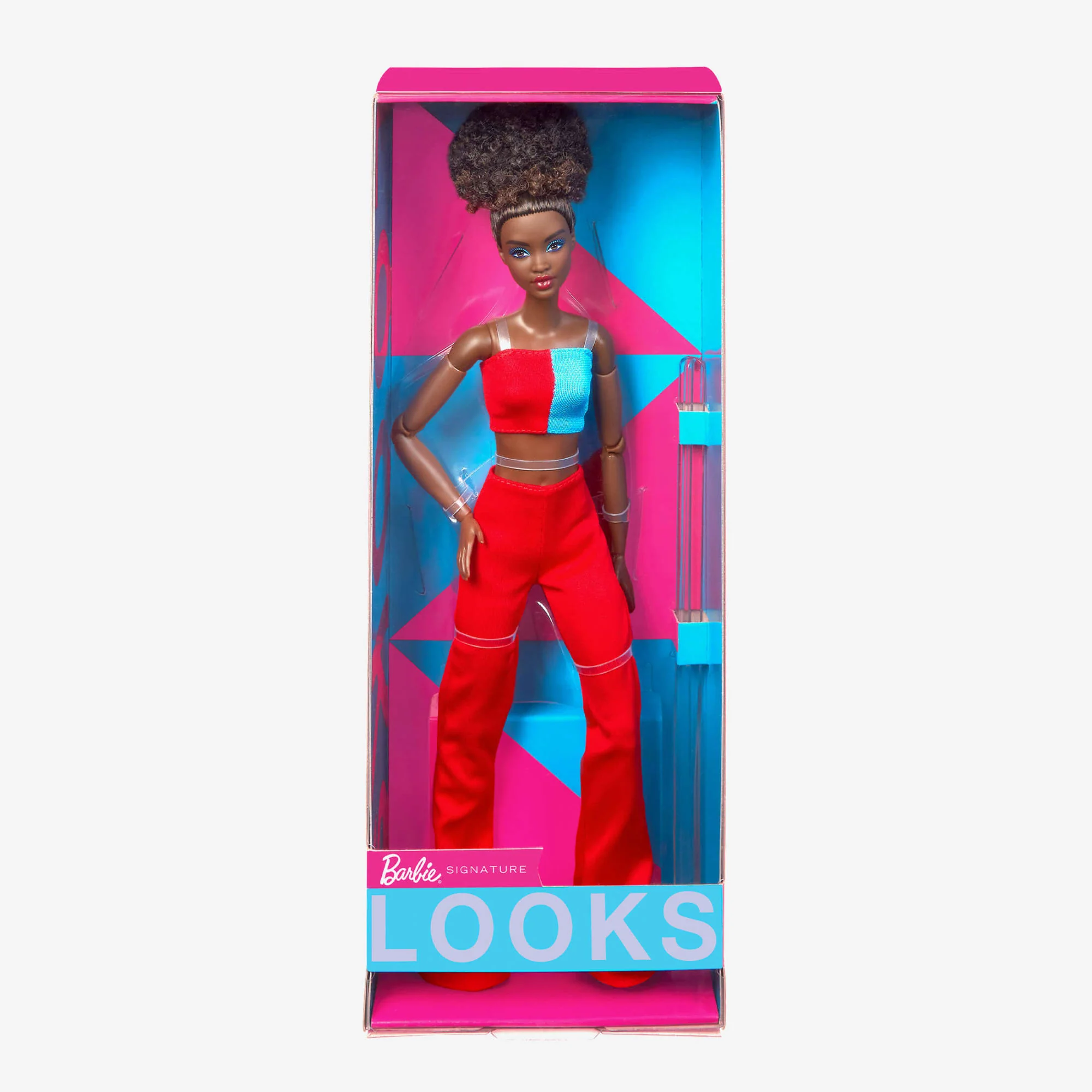 Mattel Creations Barbie Looks Doll (Original, Curly Black Hair)