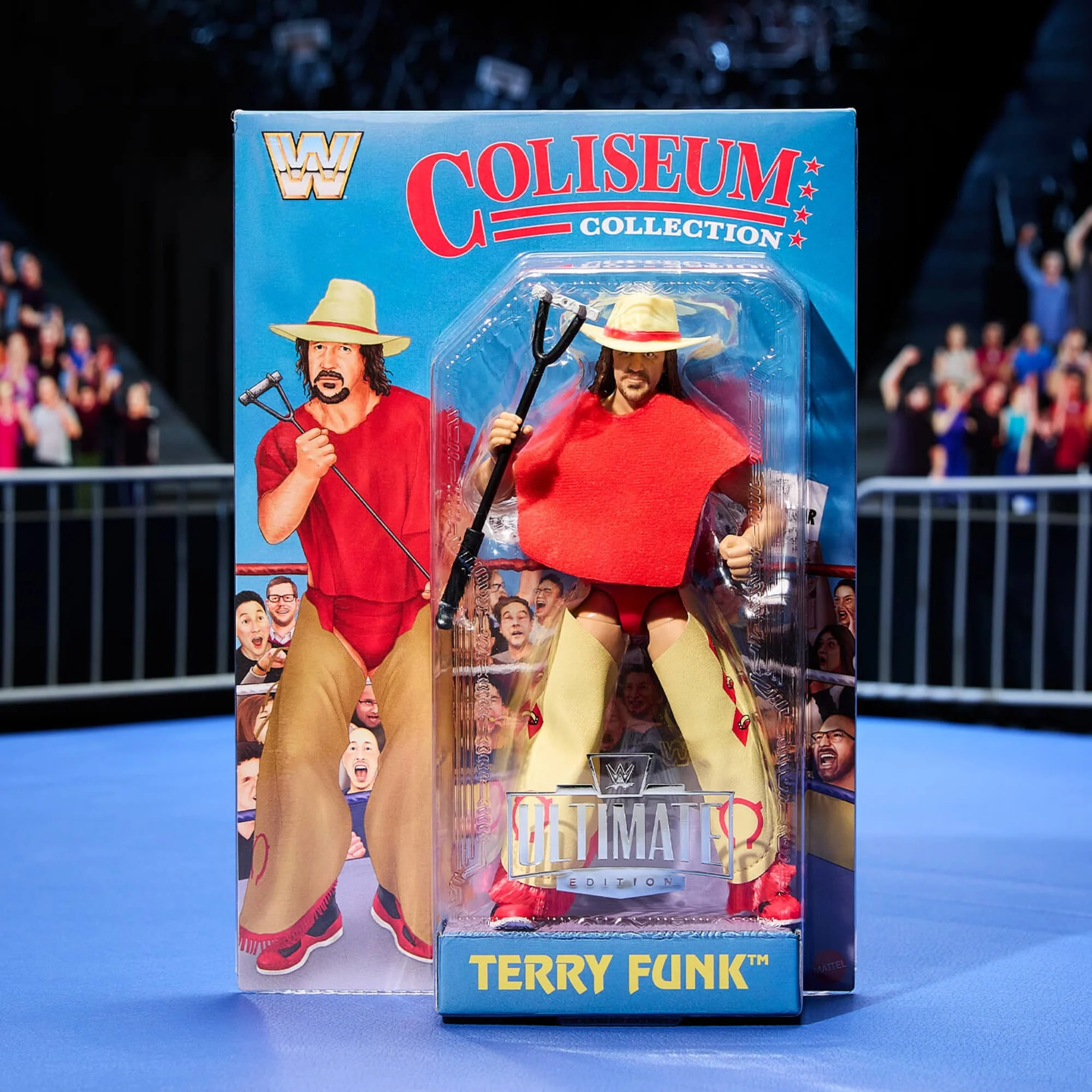 Mattel Creations WWE Coliseum Collection Hulk Hogan & Terry Funk Ultimate Edition Figures