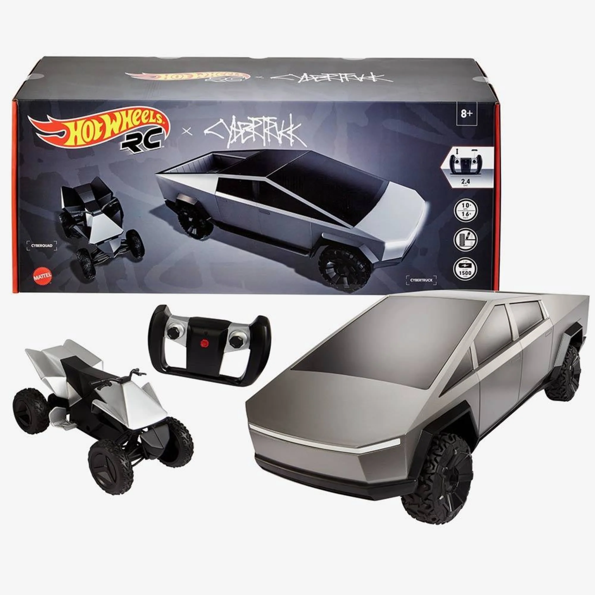 Mattel Creations Hot Wheels R/C 1:10 Tesla Cybertruck