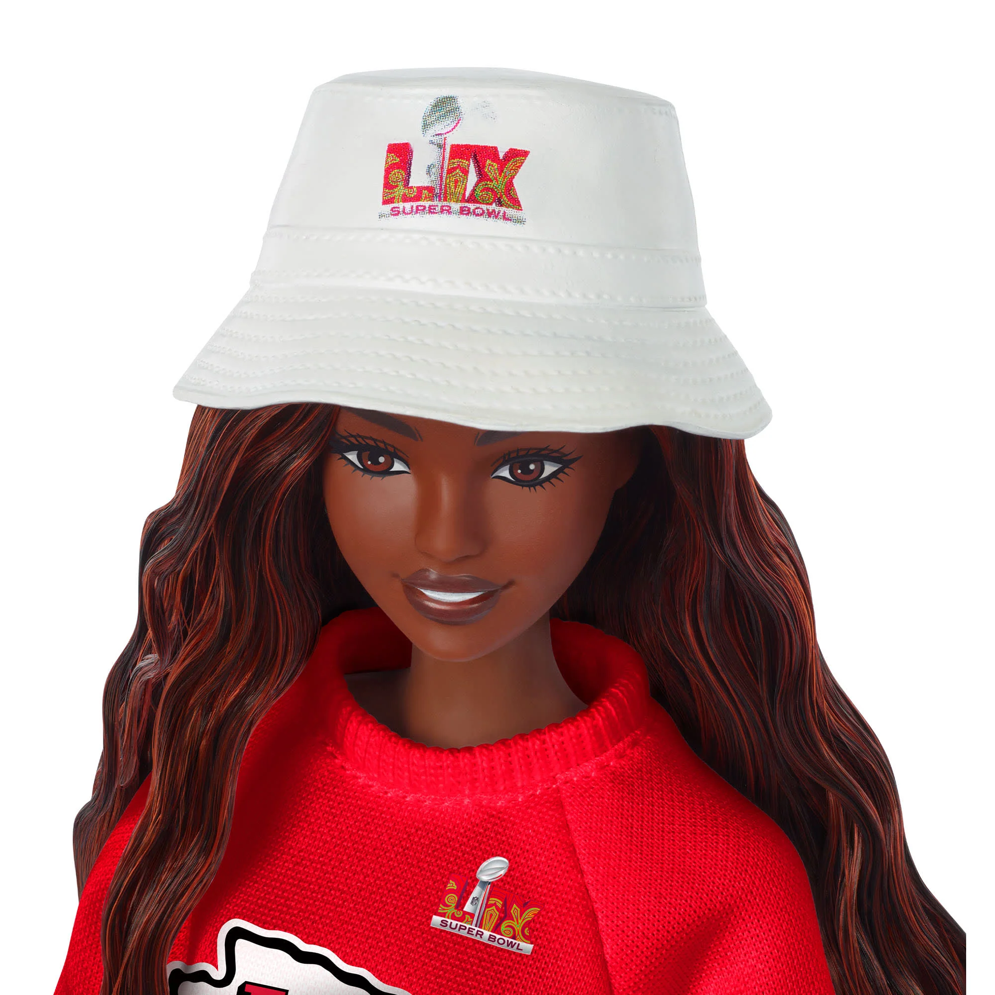 Mattel Creations Barbie x Super Bowl Chiefs Doll 1
