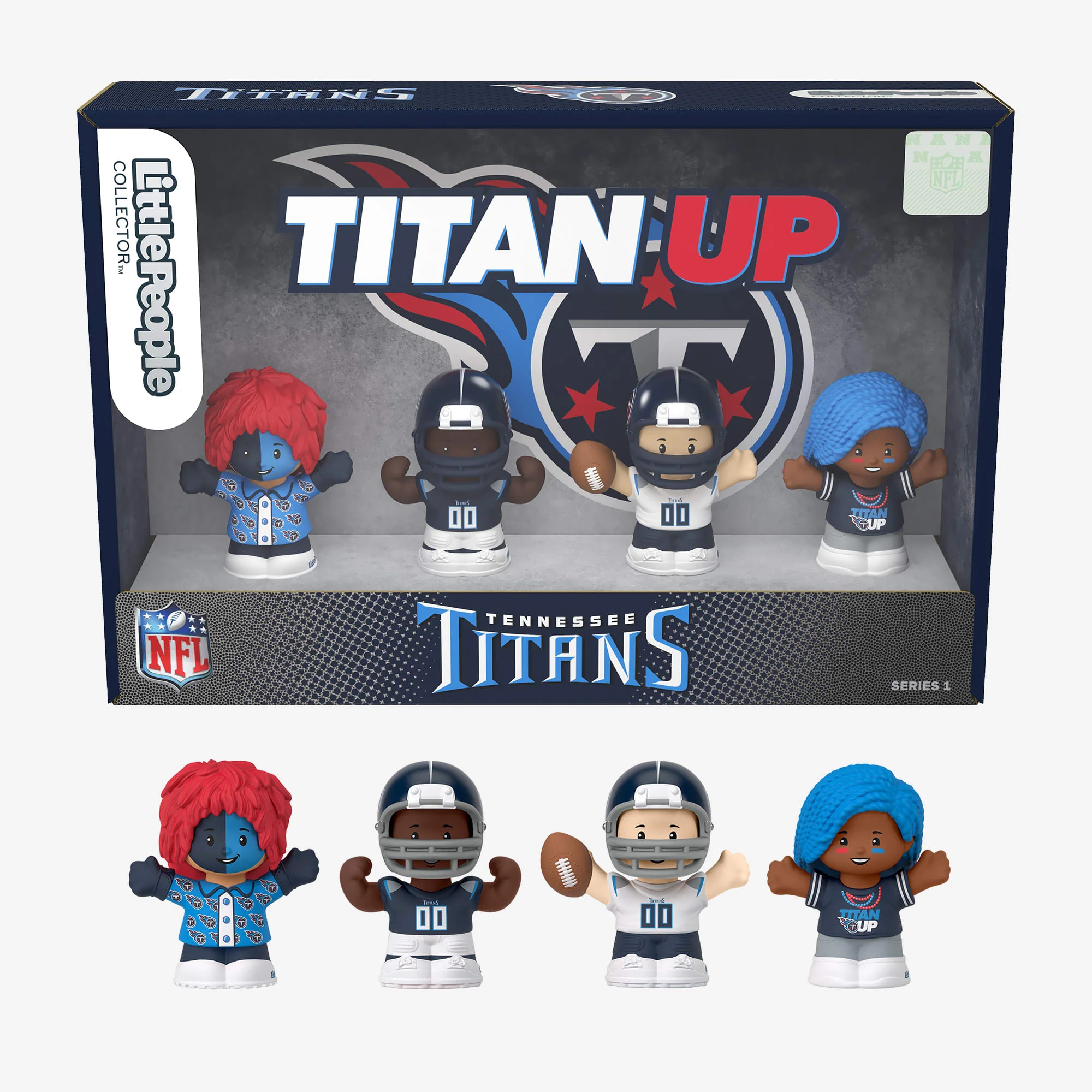 Mattel Creations Little People Collector x NFL Tennessee Titans Set