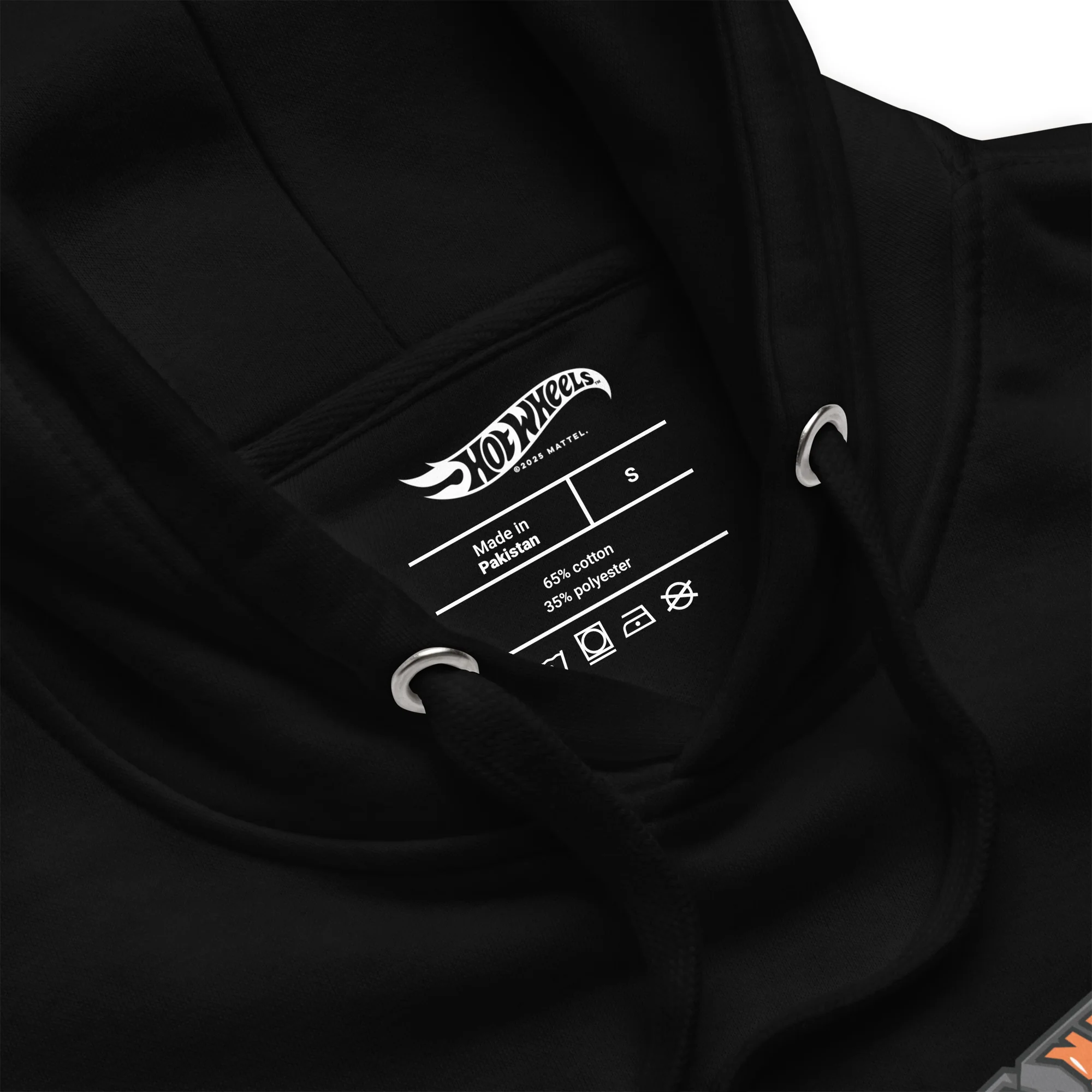 Mattel Creations Hot Wheels Mummy Logo Black Hoodie