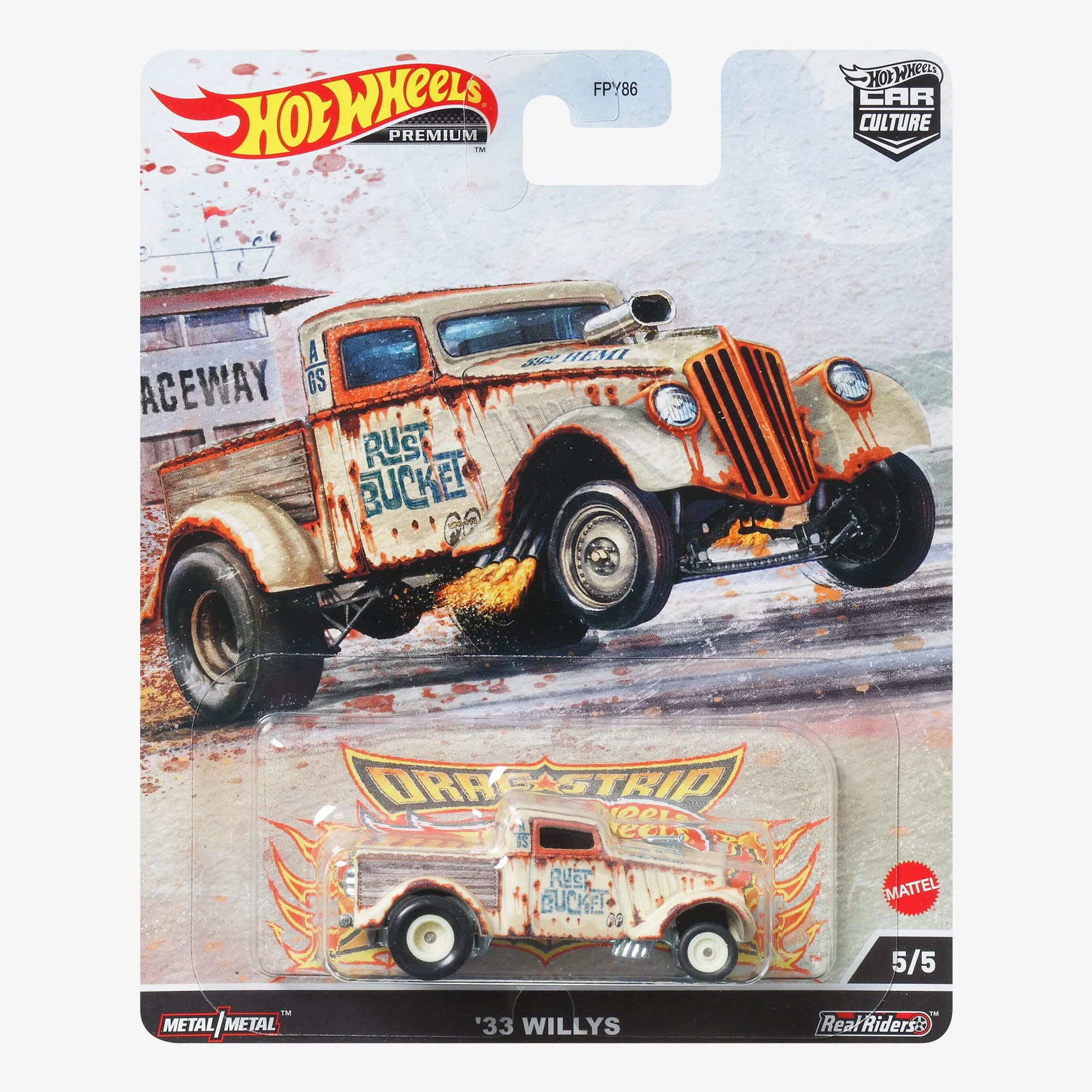 Mattel Creations Hot Wheels Car Culture Circuit Legend '33 Willys Gasser Pick Up