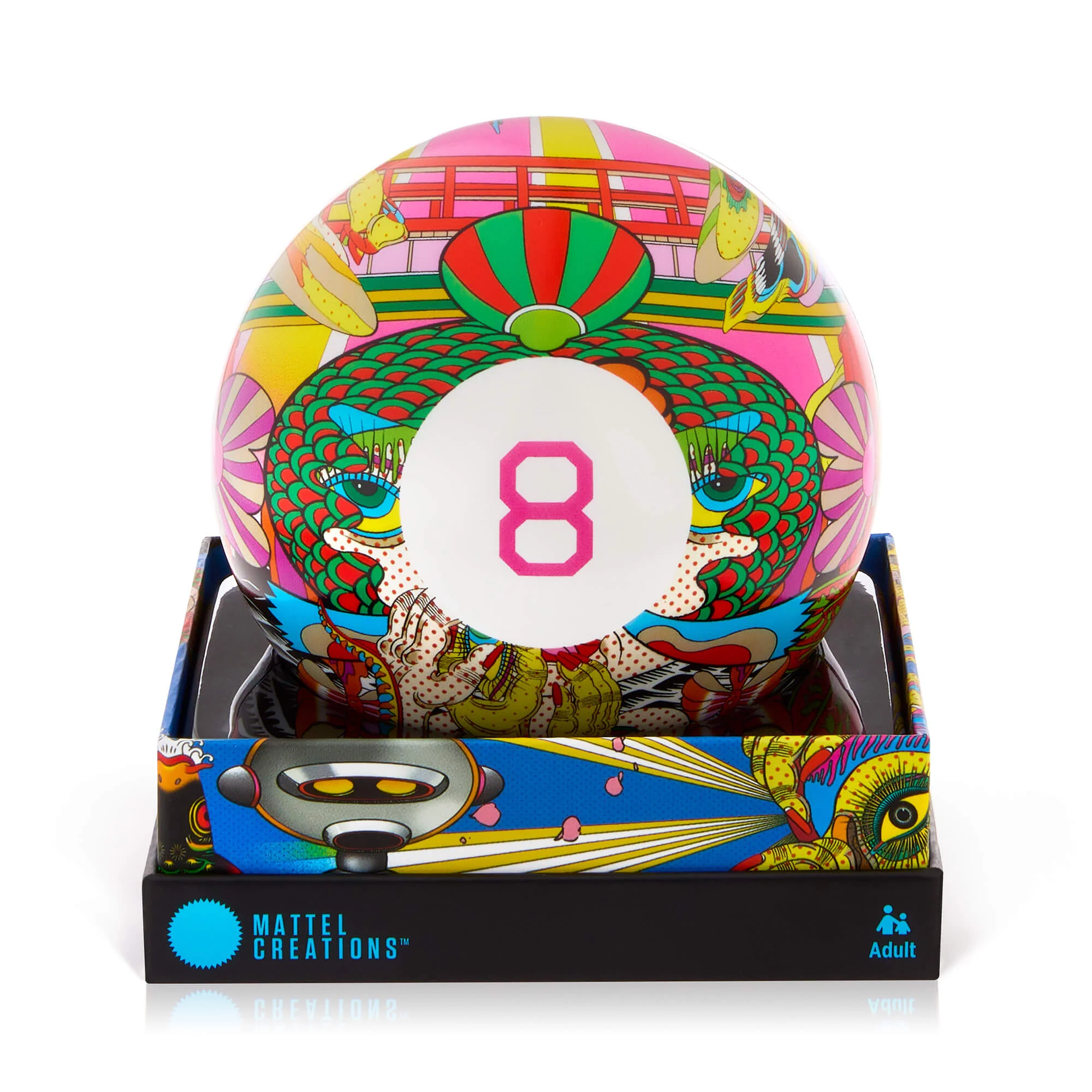 Mattel Creations Magic 8-Ball x Keiichi Tanaami