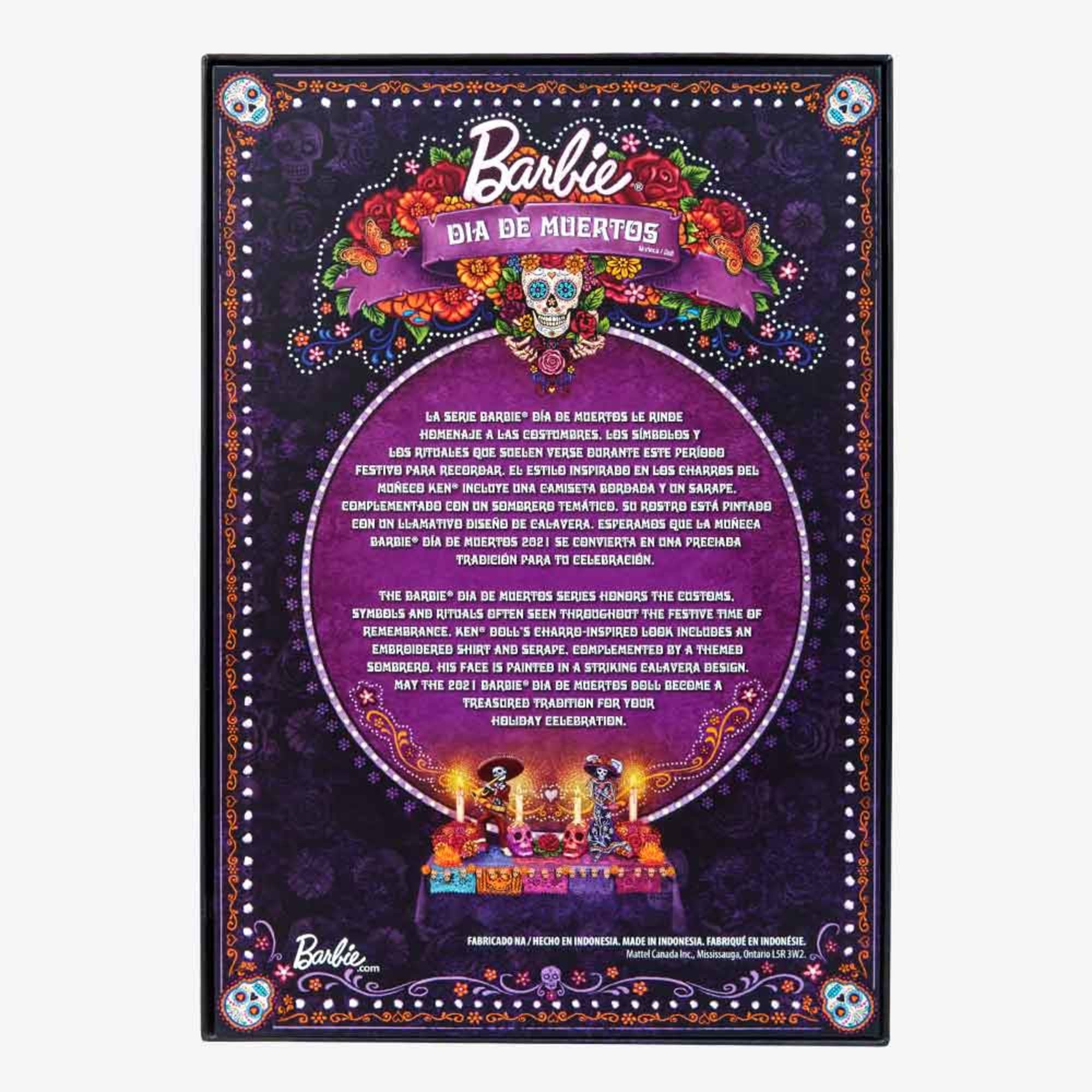 Mattel Creations Barbie 2021 Dia De Muertos Ken Doll