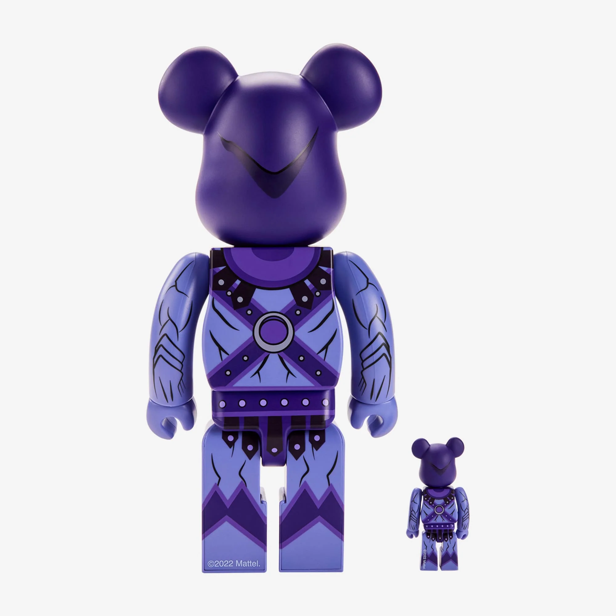 Mattel Creations Masters of the Universe Skeletor BE@RBRICK 100% & 400%