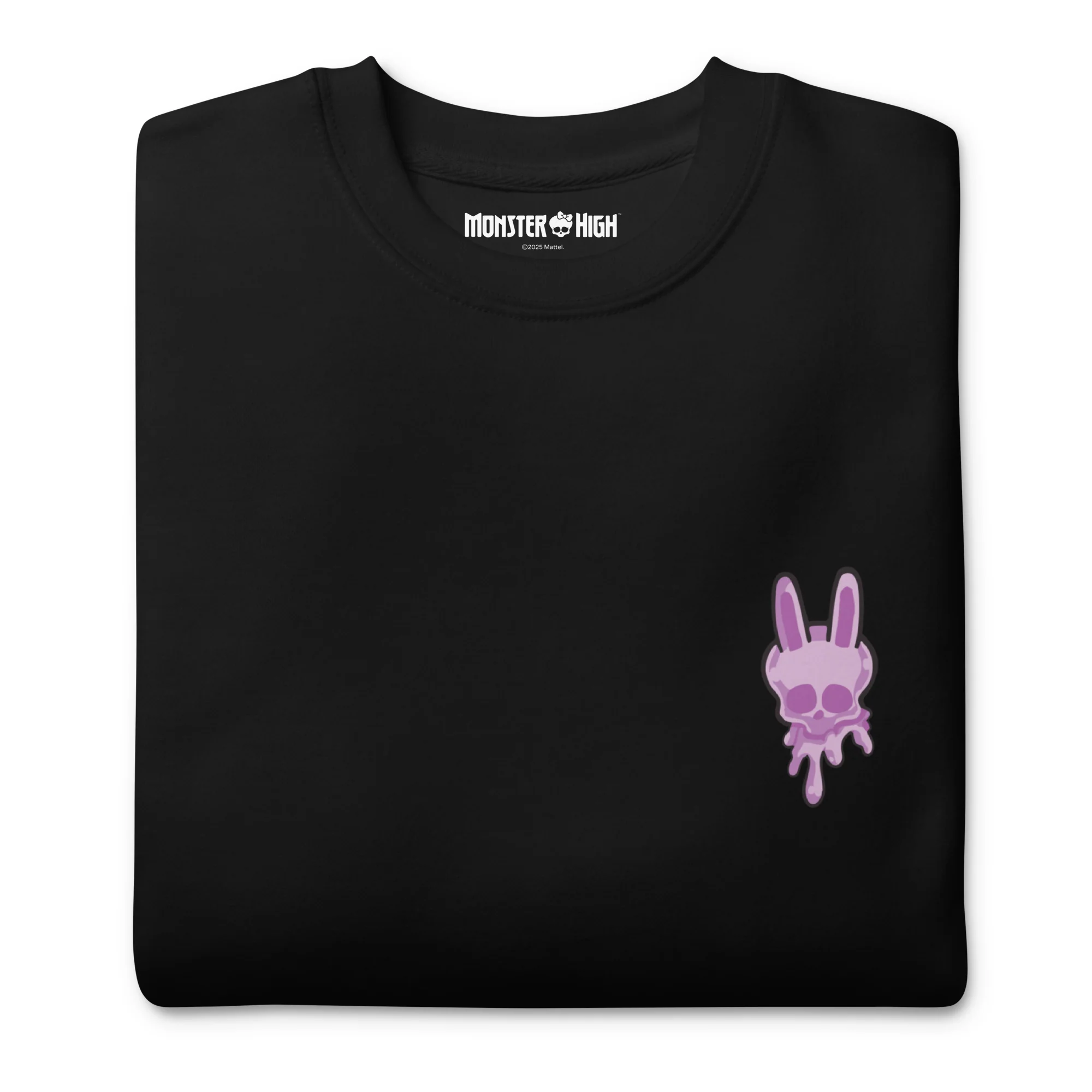 Mattel Creations Monster High Sweet Scream Twyla Embroidered Black Sweatshirt