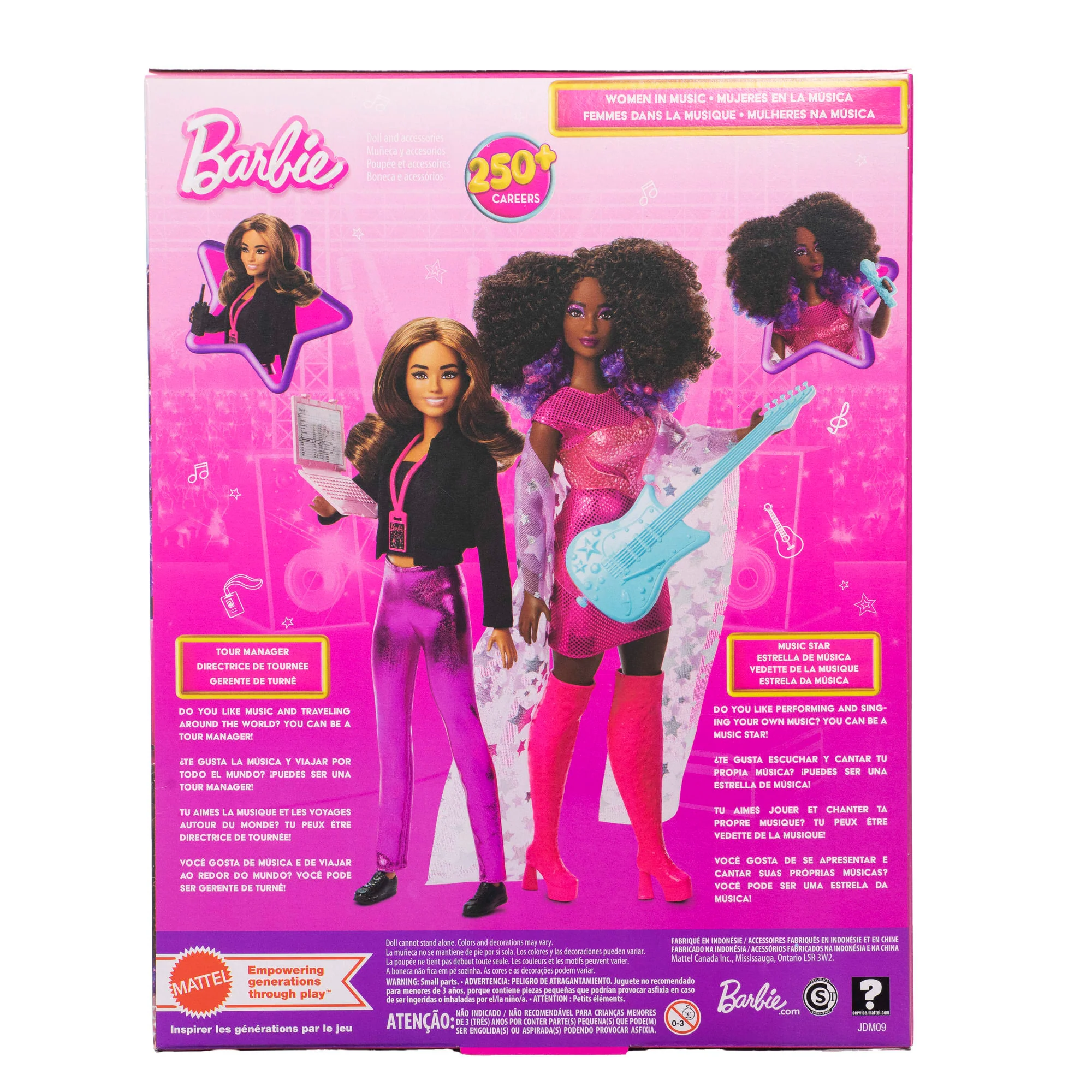 Mattel Creations Barbie Career of the Year Women in Music Dolls