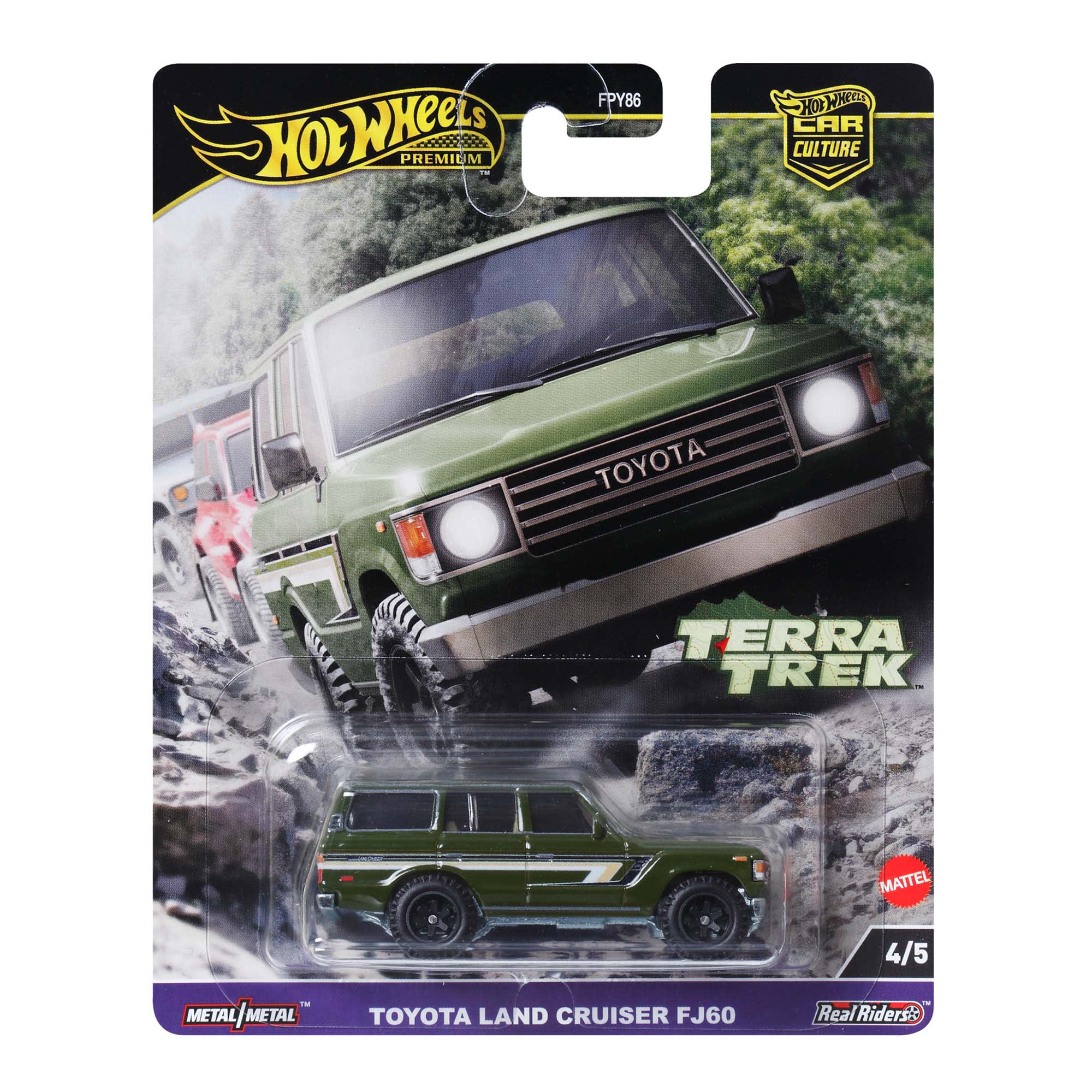 Mattel Creations Hot Wheels Car Culture Circuit Legends Toyota Land Cruiser FJ60