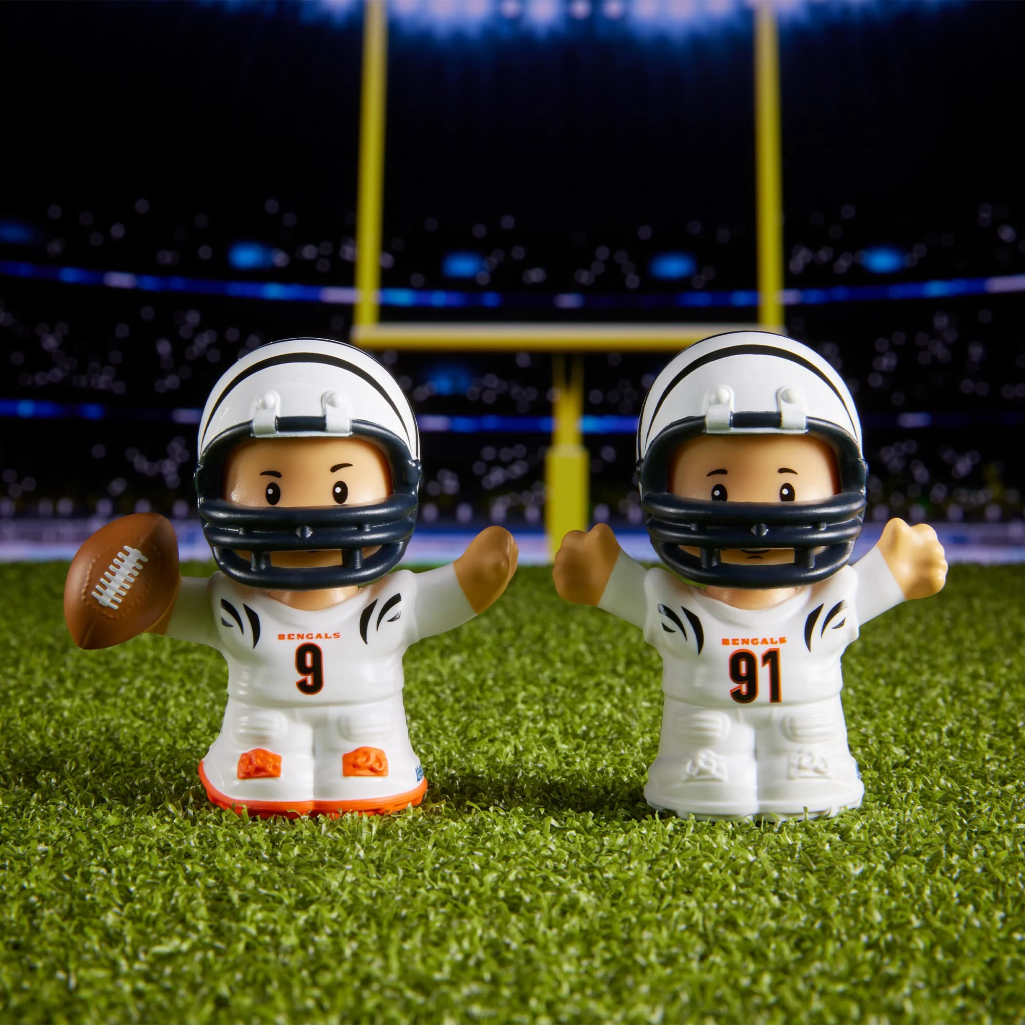 Mattel Creations Little People Collector Cincinnati Bengals Alternate Jersey Figure Set