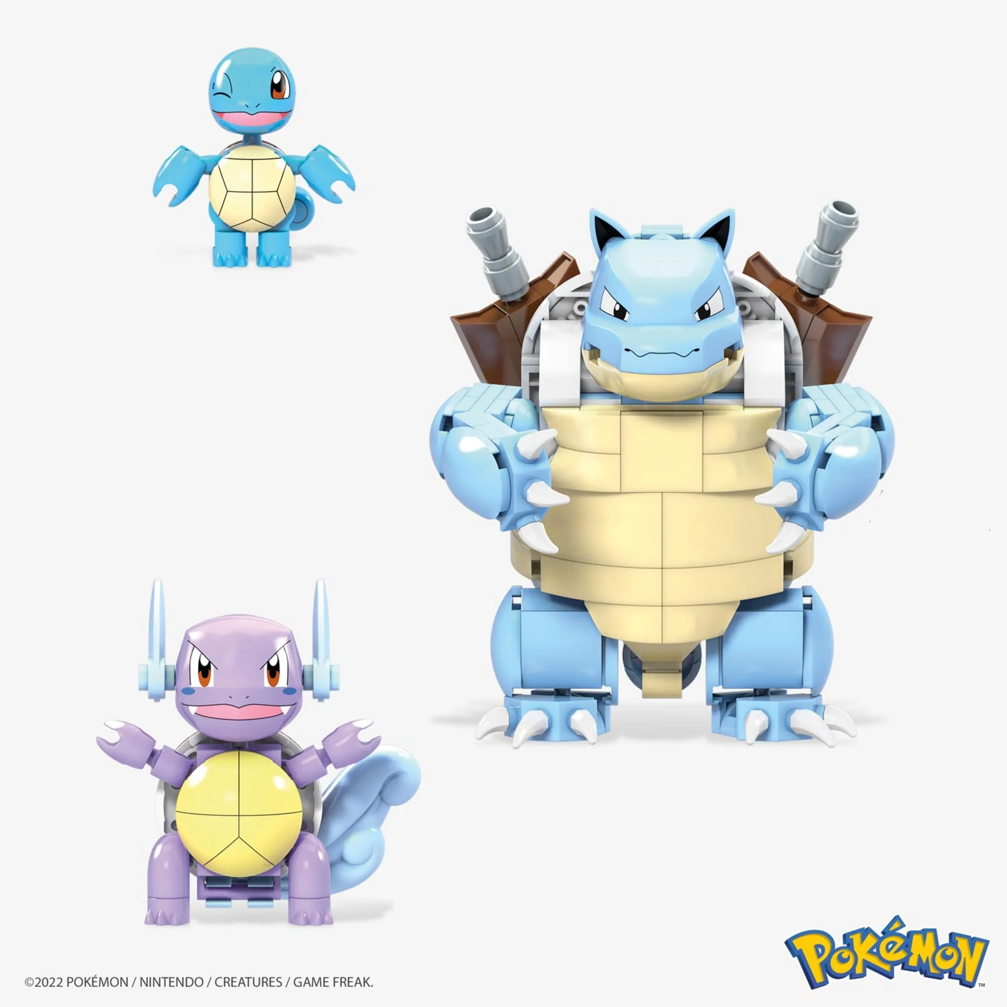 Mattel Creations MEGA Construx Pokemon Squirtle Evolution Construction Set