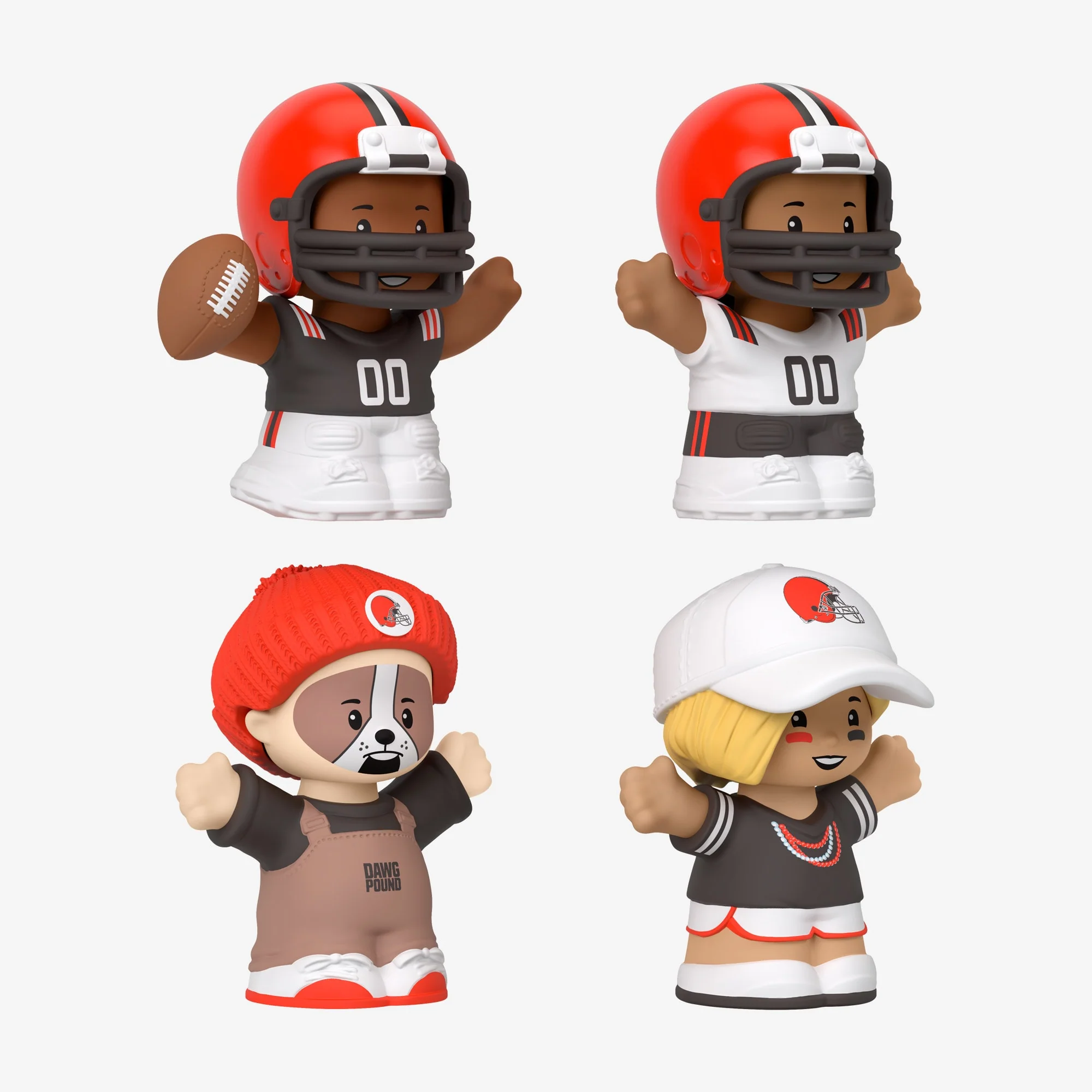 Mattel Creations Little People Collector x NFL Cleveland Browns Set