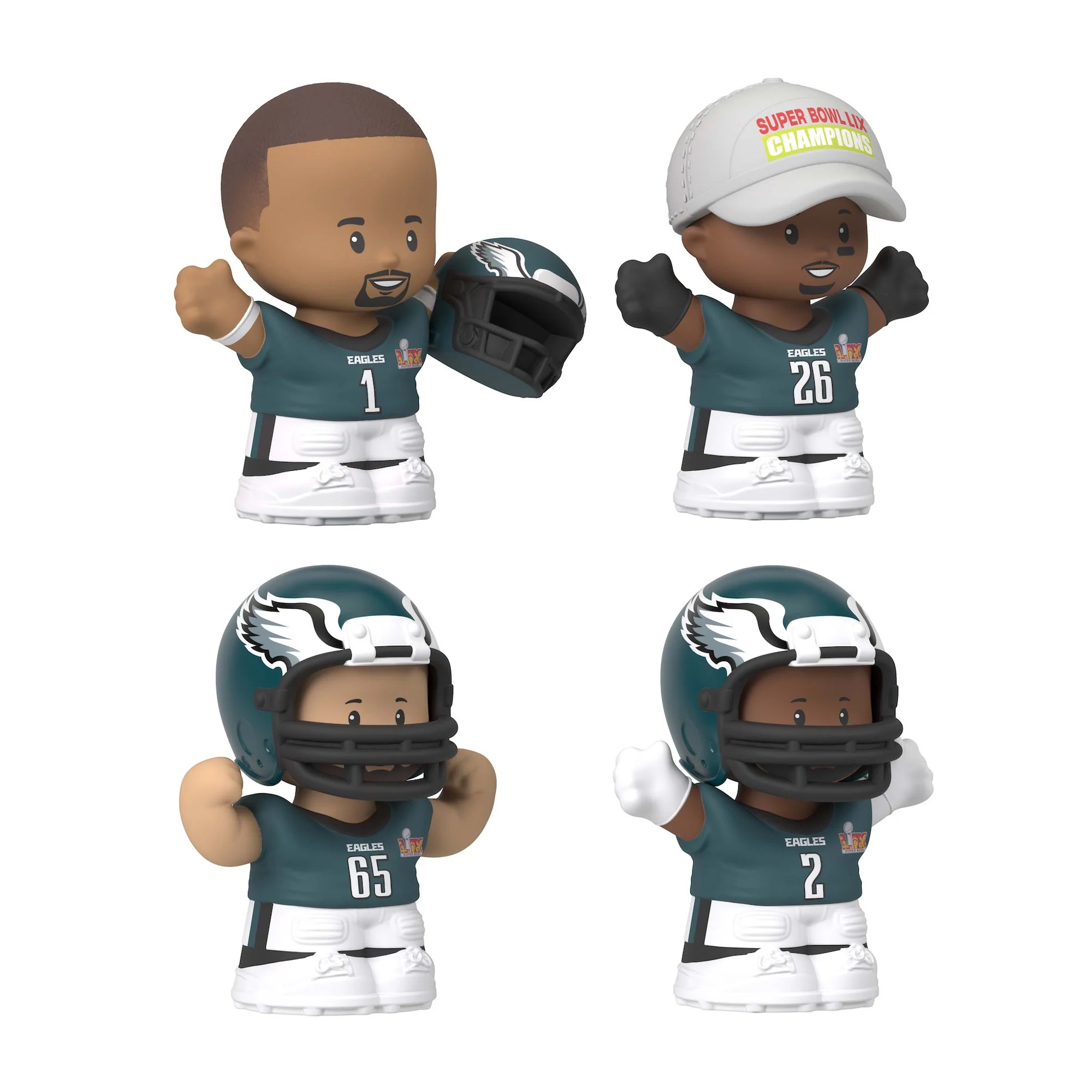 Mattel Creations Little People Collector x Super Bowl Eagles Set