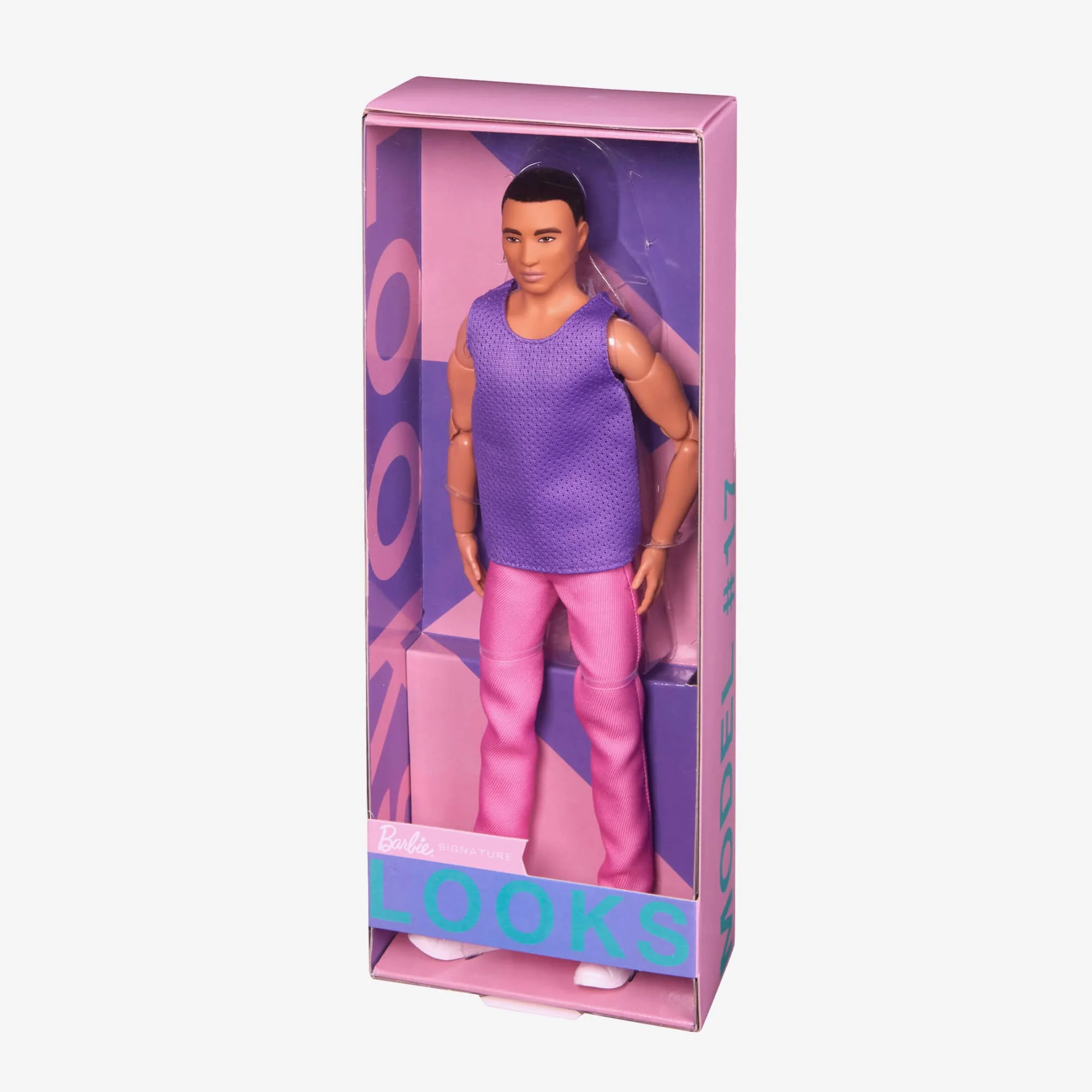 Mattel Creations Barbie Looks Ken Doll (Original, Short Black Hair)